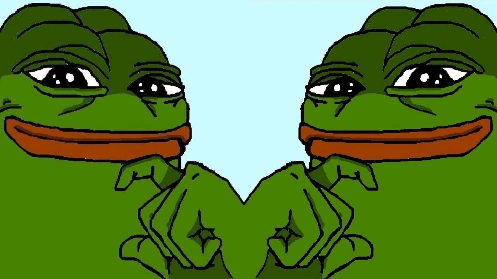 رسم ضفدع كawaii ميمي خلفية