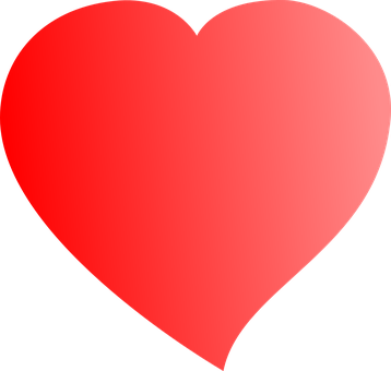 رسم قلب أحمر خلفية