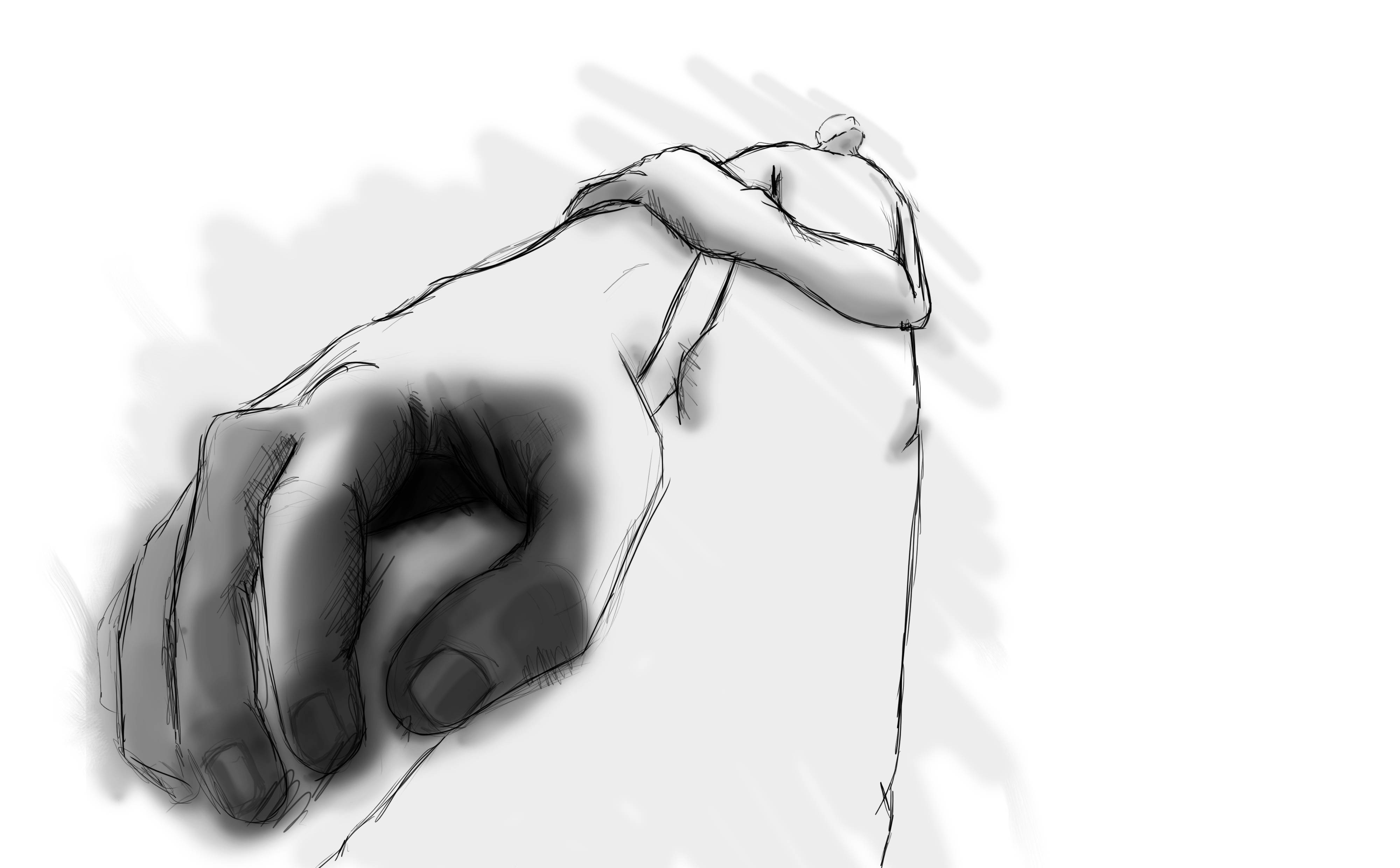 رسم منظور رائع غير مكتمل خلفية