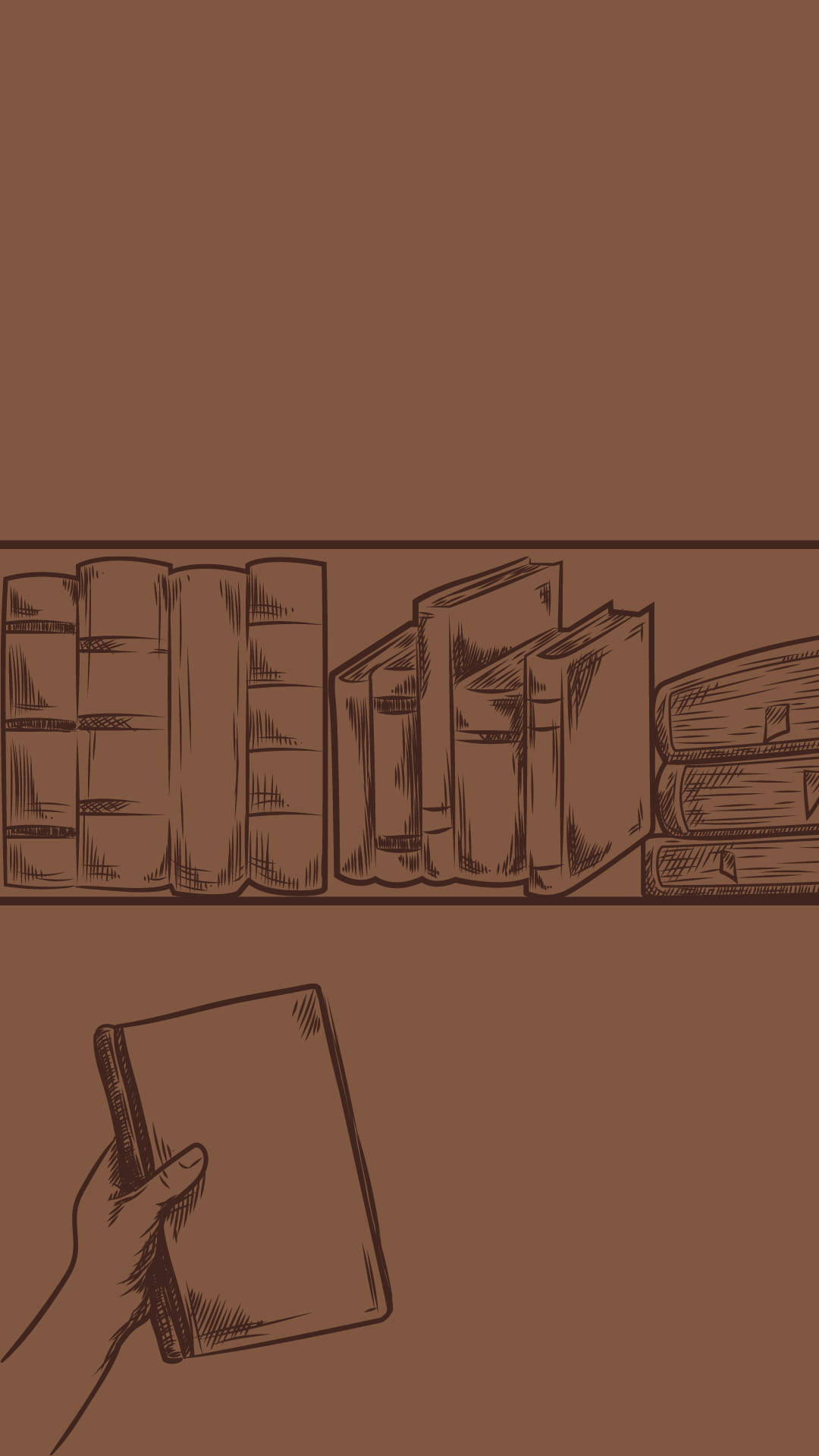 رسومات جمالية لكتب بنية خلفية