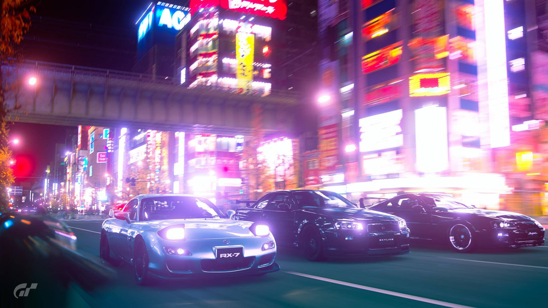 سباق جمالي من نوع JDM خلفية