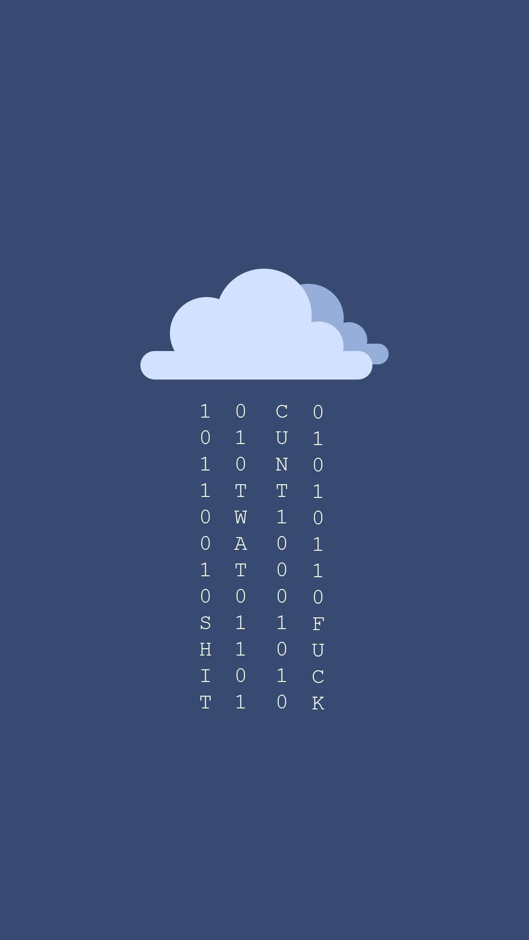 سحابة تمطر بتصميم جمالي بسيط خلفية