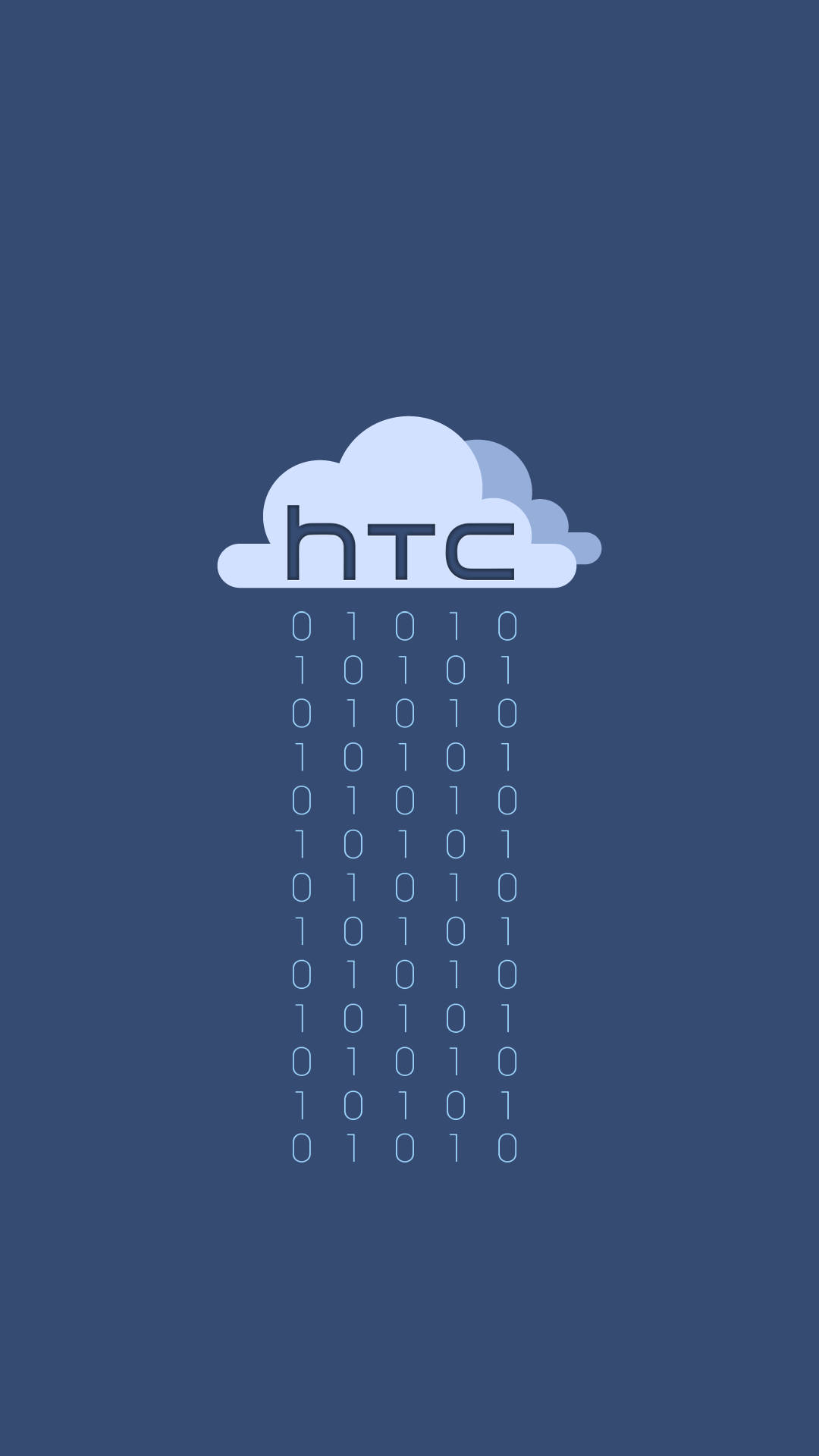 سحابة رمادية من HTC خلفية