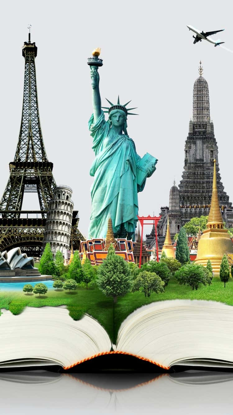 سفر آيفون وجهات سياحية دولية خلفية