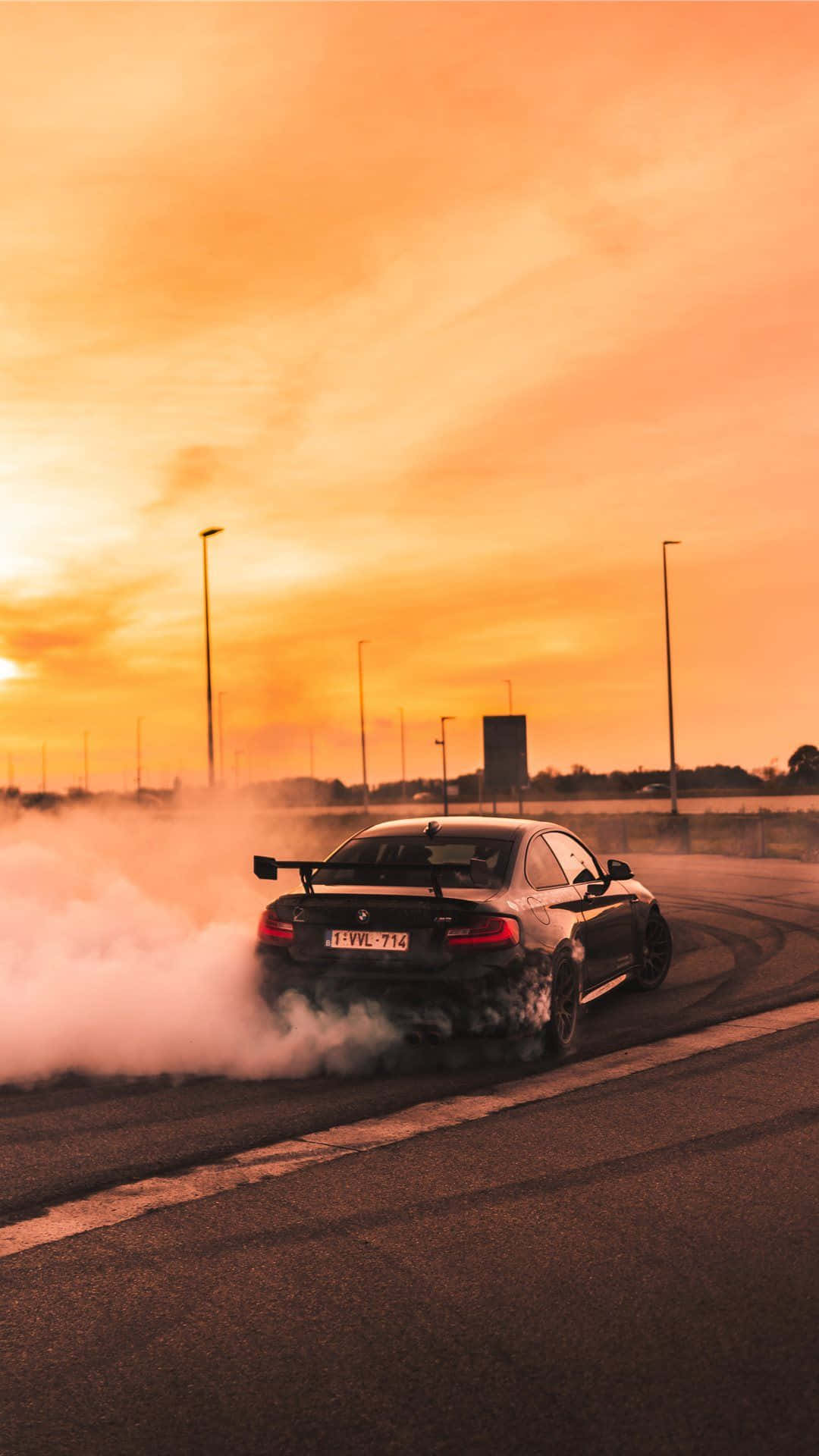 سيارة BMW M5 دريفت جمالية خلفية