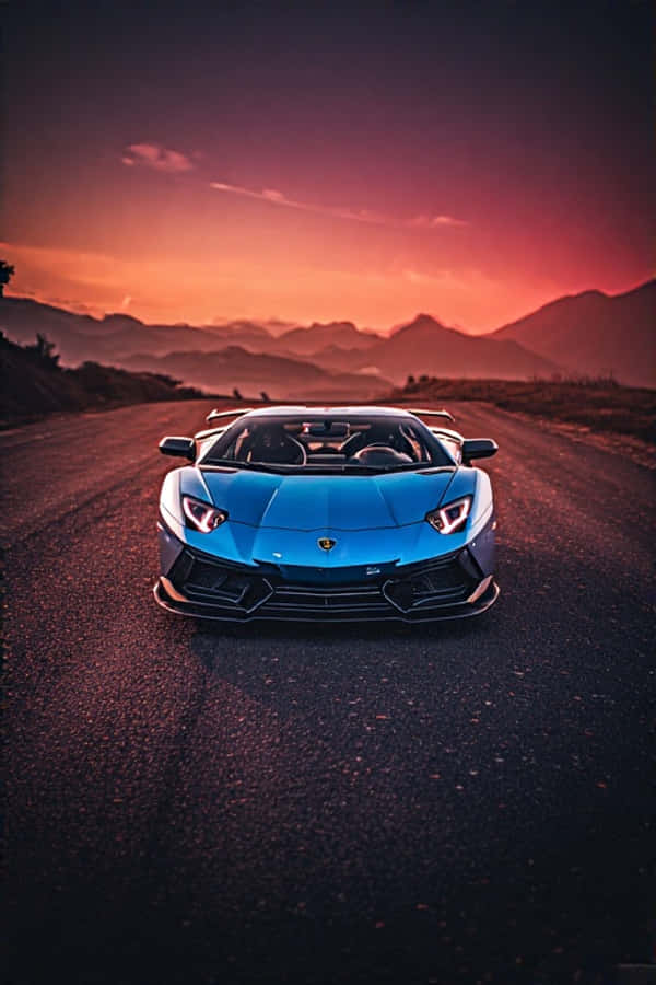 سيارة لامبورغيني مذهلة بدقة 4K خلفية