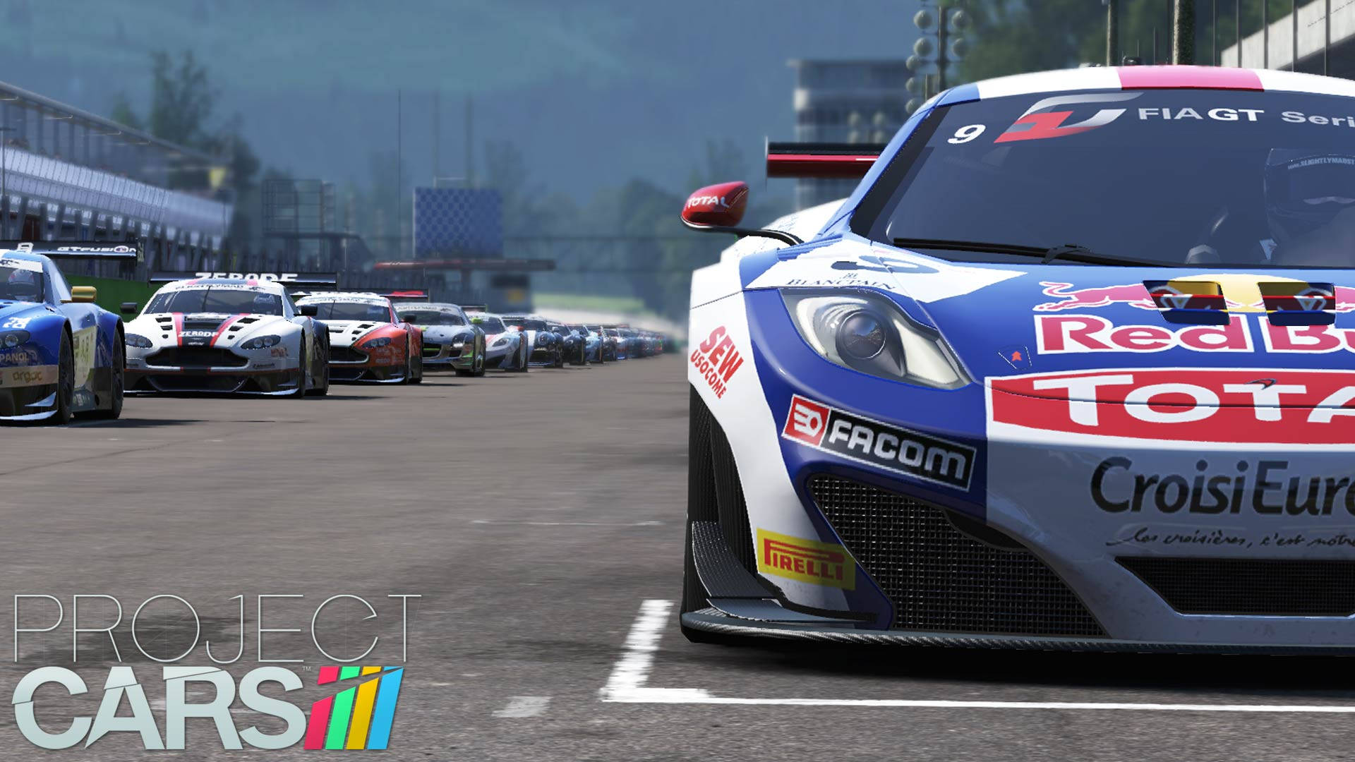 سيارة ماكلارين MP4-12C GT3 الآسرة من لعبة Project Cars خلفية