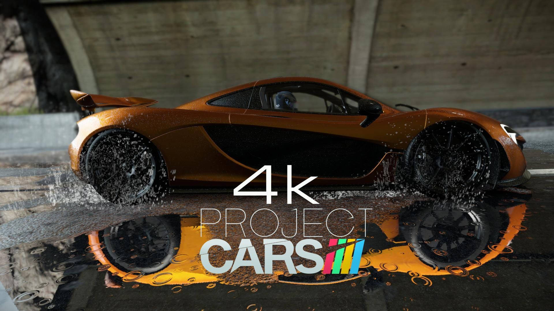 سيارة ماكلارين بي1 الخارقة المذهلة في لعبة Project Cars بدقة 4K خلفية