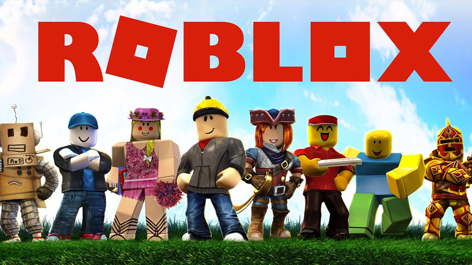 شخصيات روبلوكس رائعة في الخارج — Roblox خلفية
