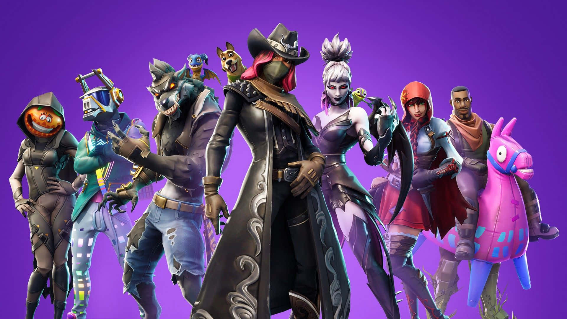 شخصيات فورتنايت في الموسم السادس خلفية