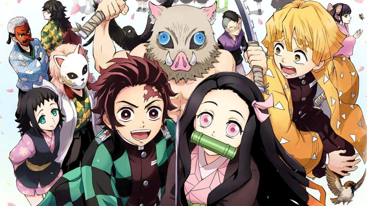 شخصيات موسم 2 من أنمي Demon Slayer خلفية