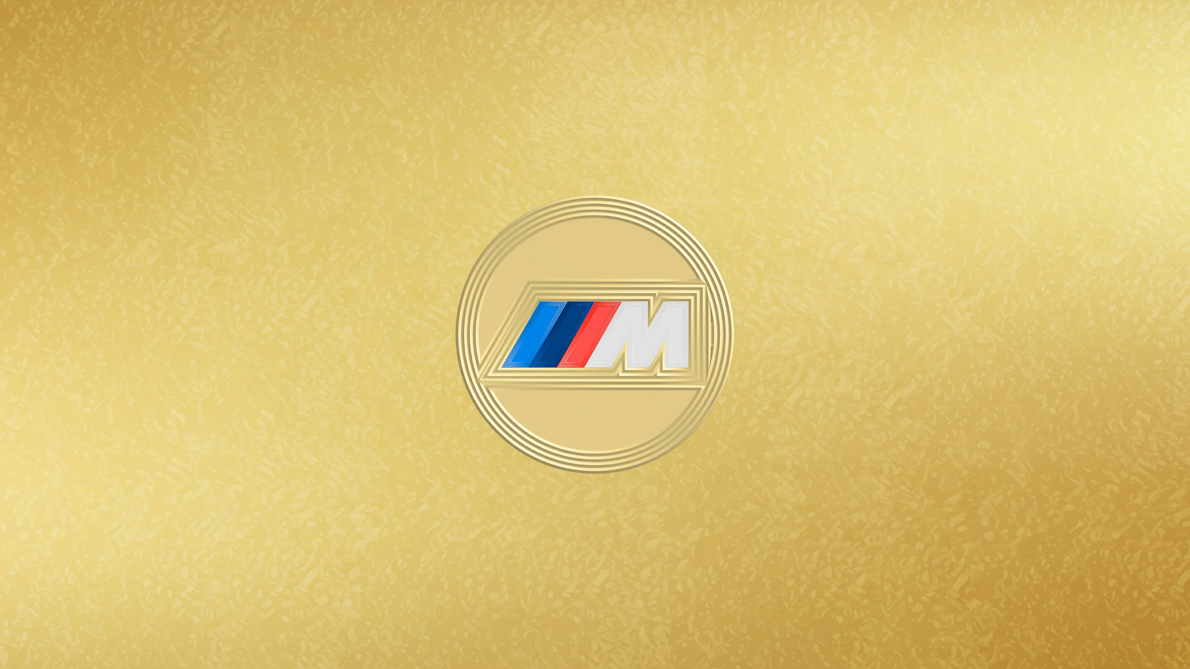 شعار BMW M الذهبي خلفية