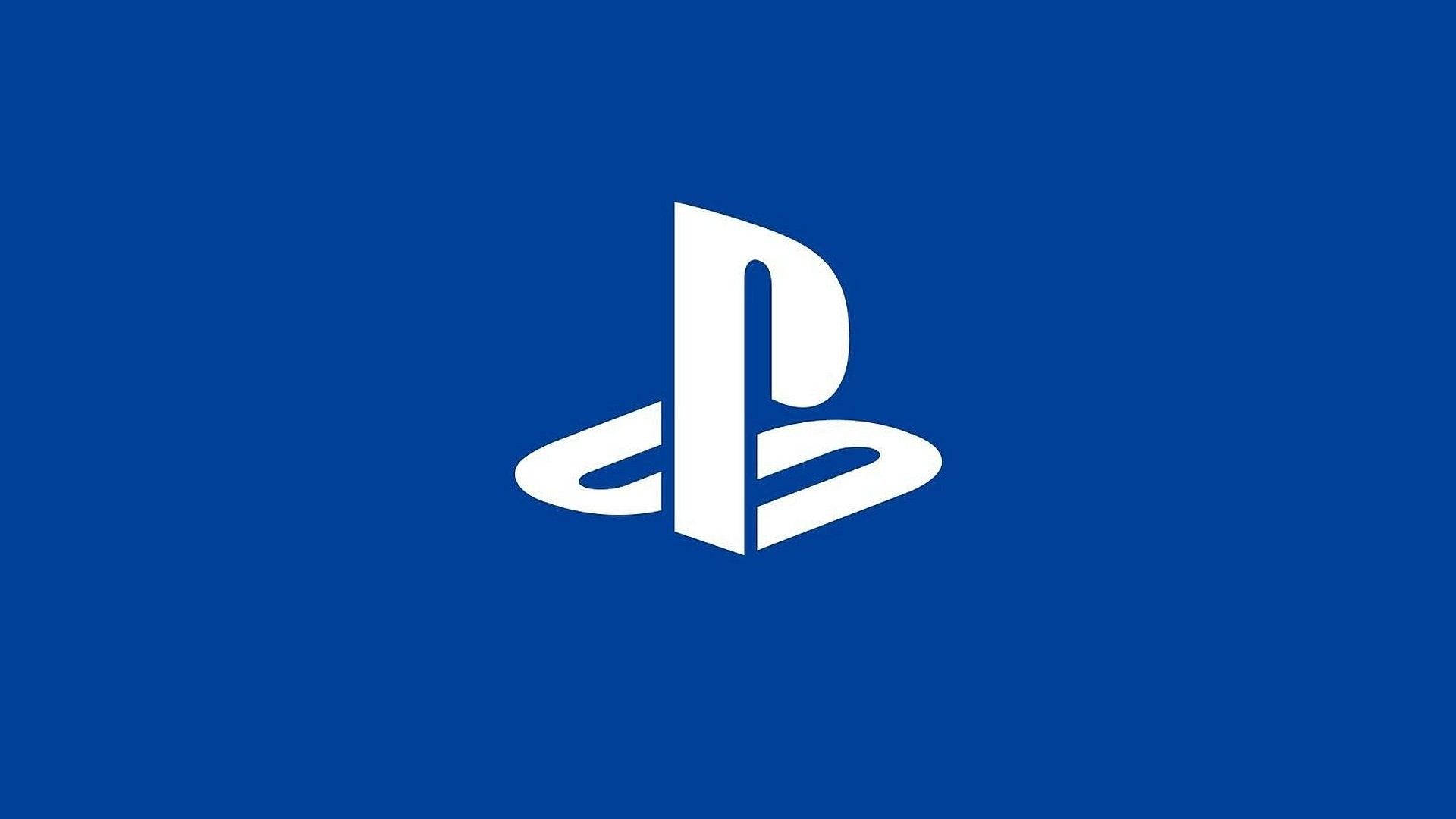 شعار PS4 أزرق داكن خلفية