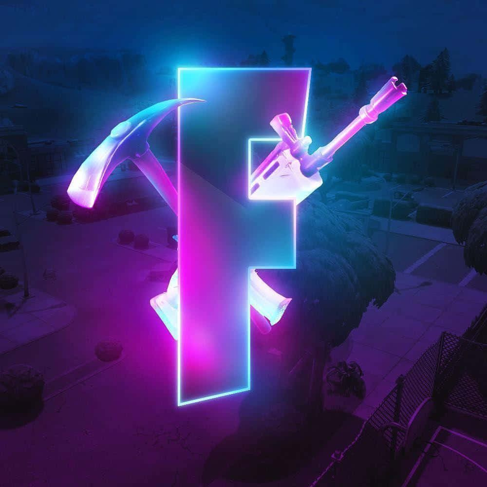 شعار فورتنايت الرائع — أرجواني خلفية