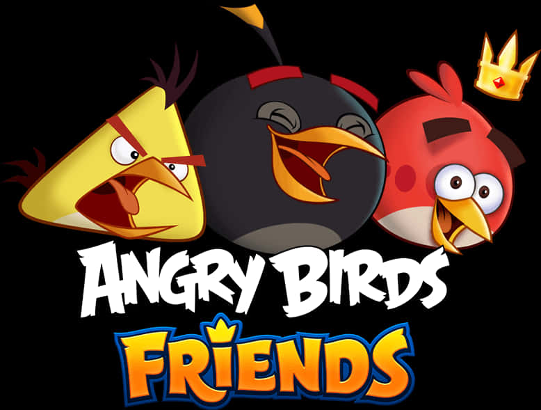 شعار لعبة Angry Birds Friends خلفية