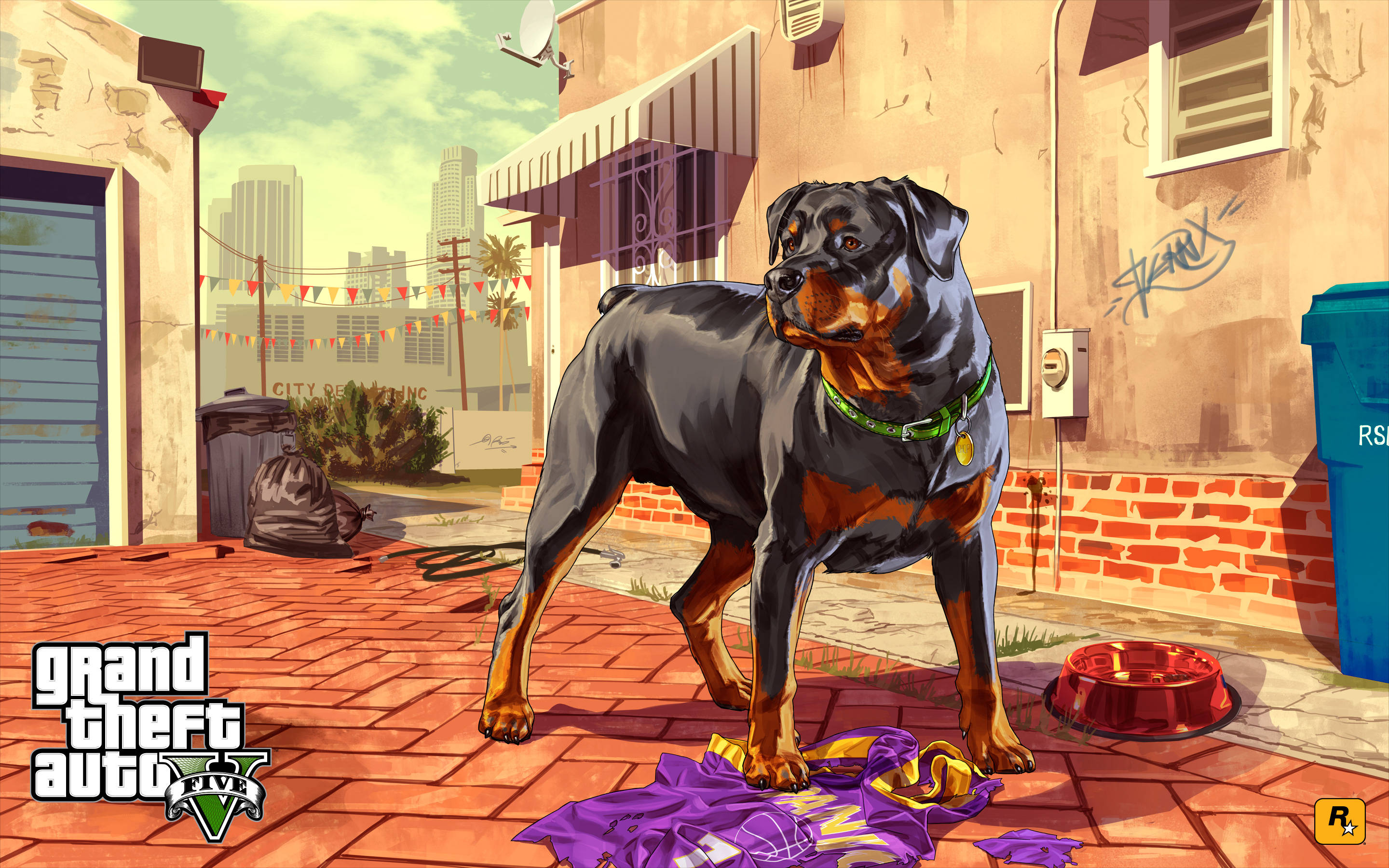 شوب في الزقاق من GTA 5 بدقة 4K خلفية