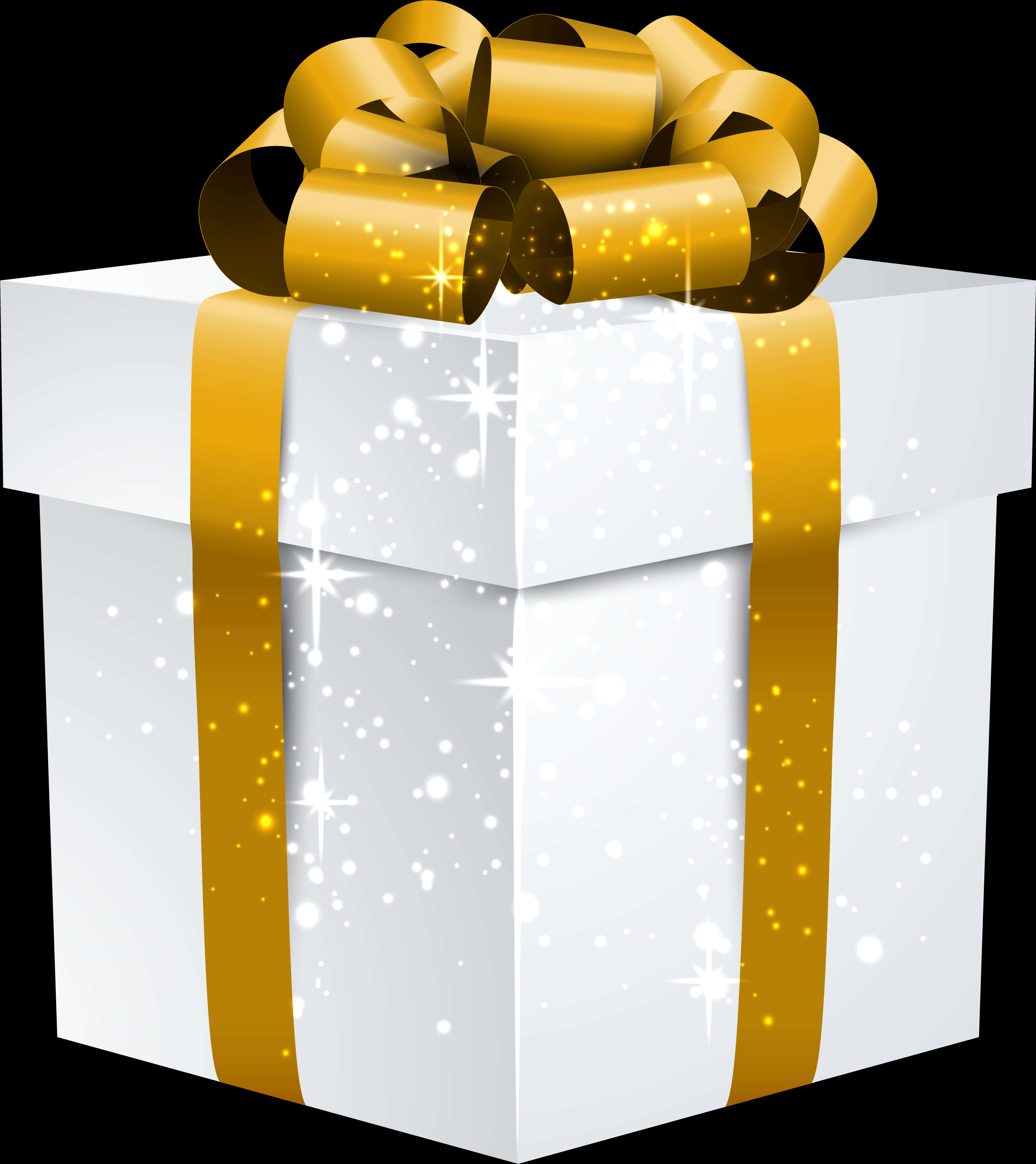 صندوق هدايا عيد الميلاد المتلألئ خلفية