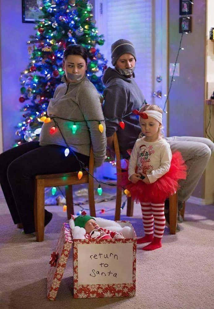 صور مضحكة لعيد الميلاد خلفية