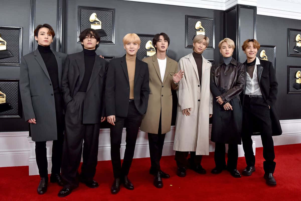 صورة BTS في حفل الجرامي 2020 خلفية