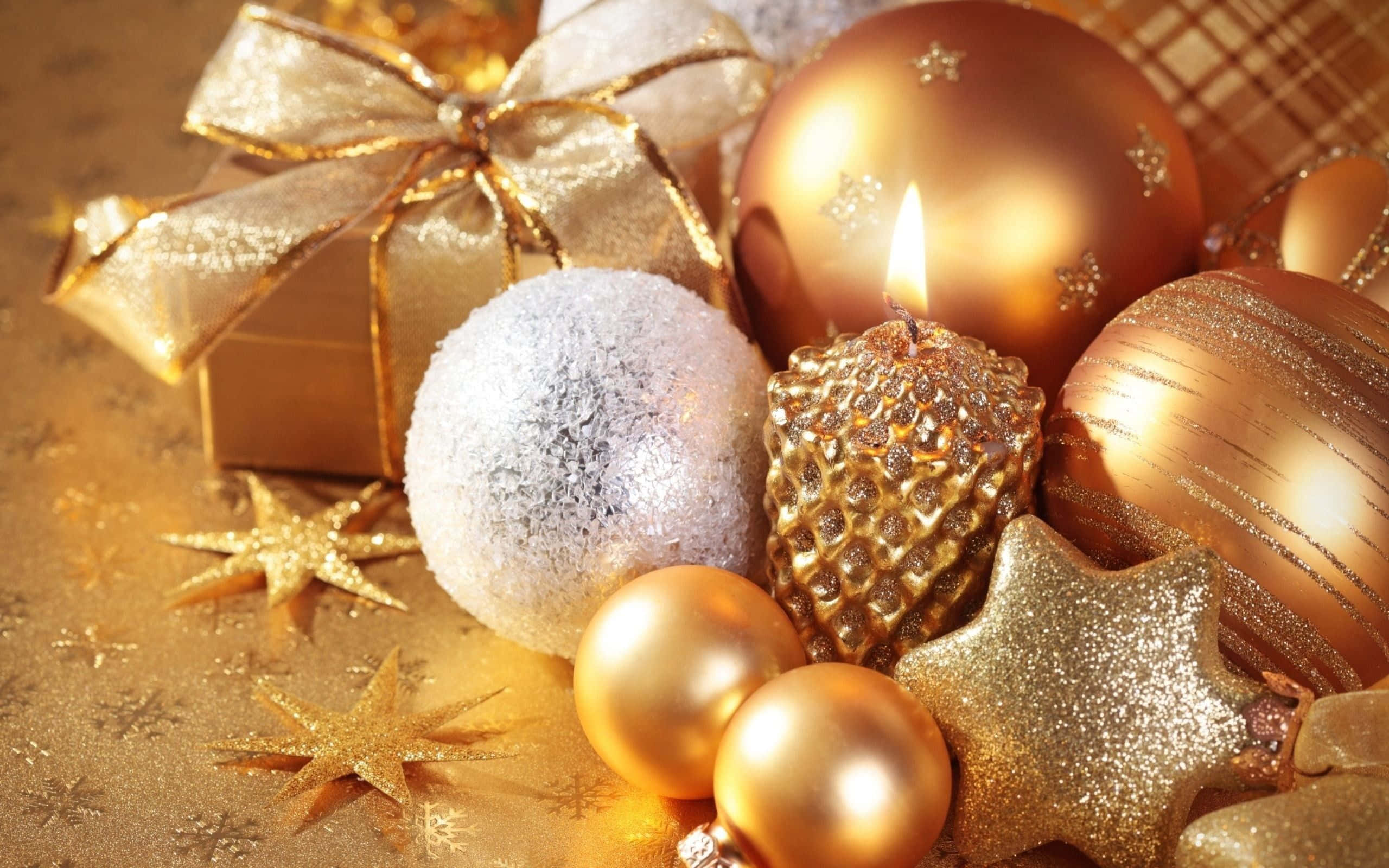 صورة زينة عيد الميلاد الرائعة خلفية