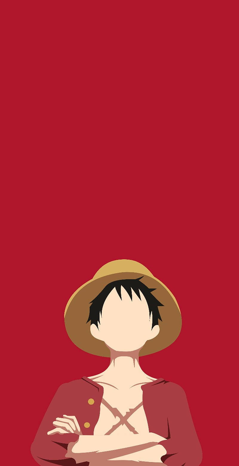 صورة شخصية أنمي لوفي بدون وجه خلفية
