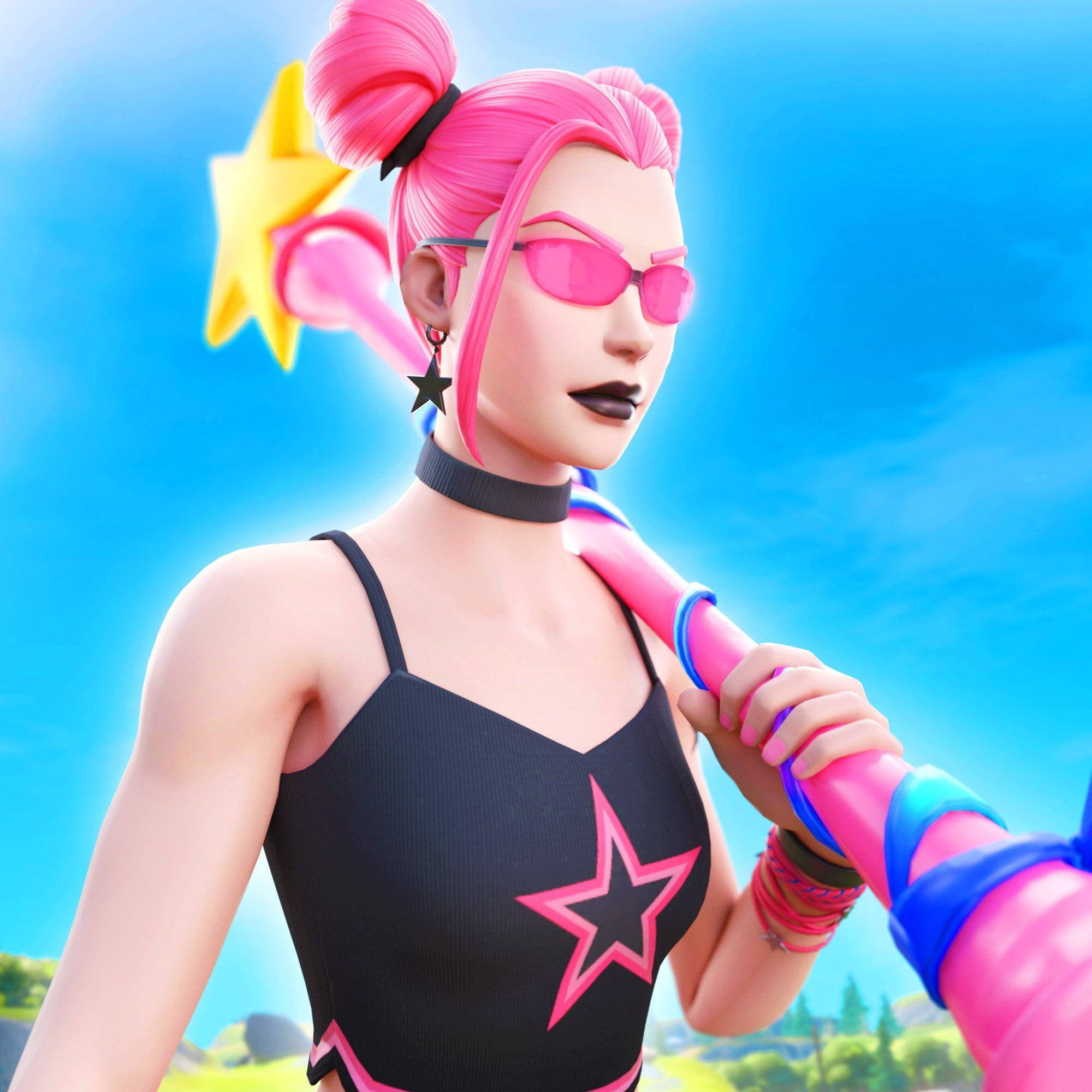 صورة فورتنايت شخصية زي سيرف ويتش الافتراضي خلفية