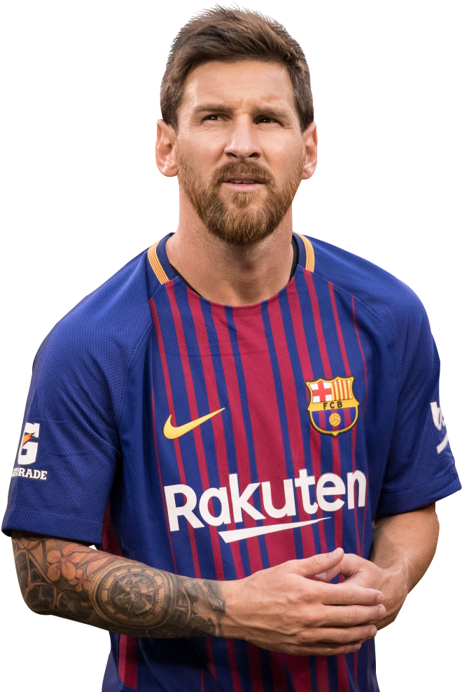 صورة ليونيل ميسي في برشلونة خلفية