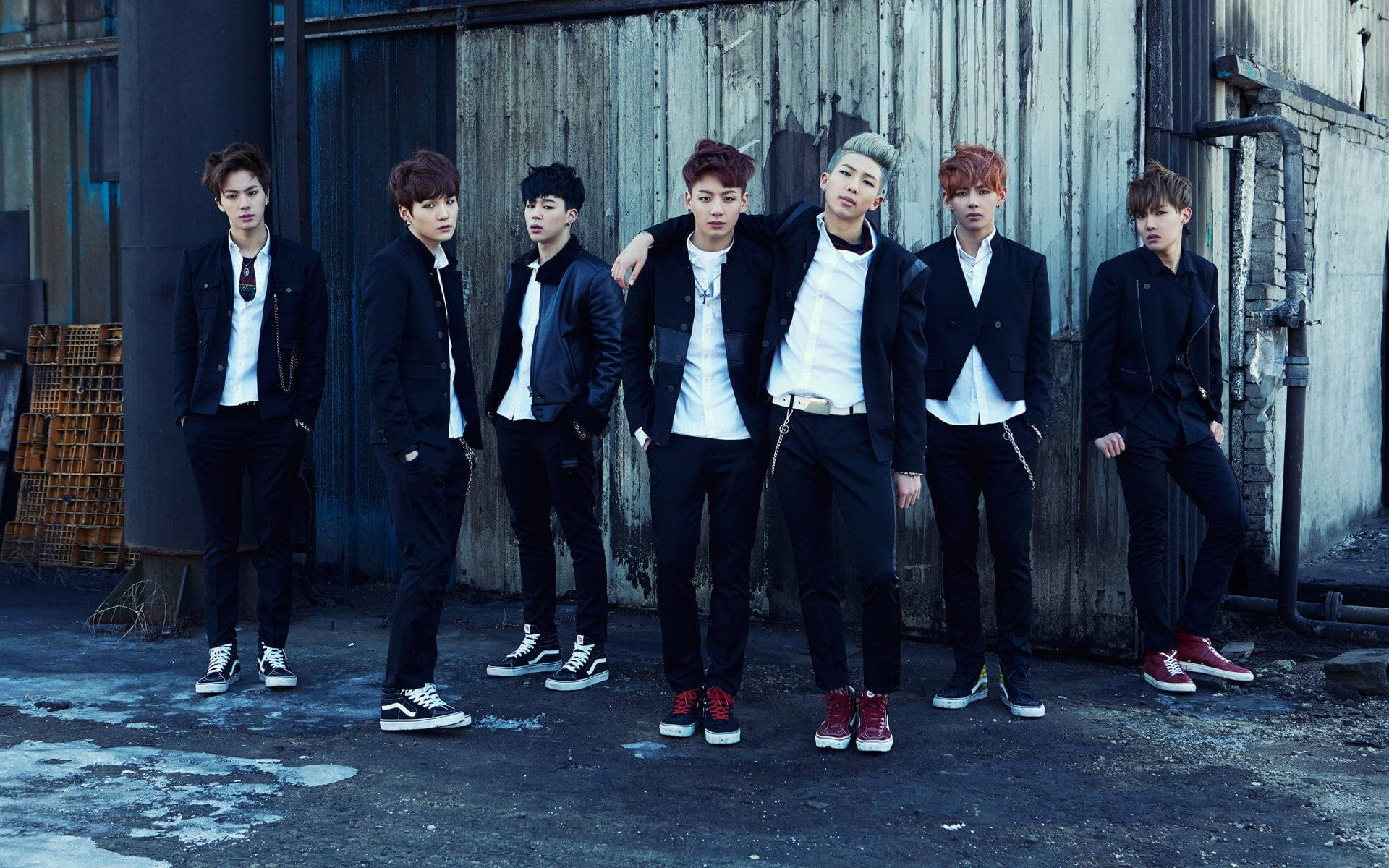 صورة مجموعة BTS Skool Luv Affair خلفية