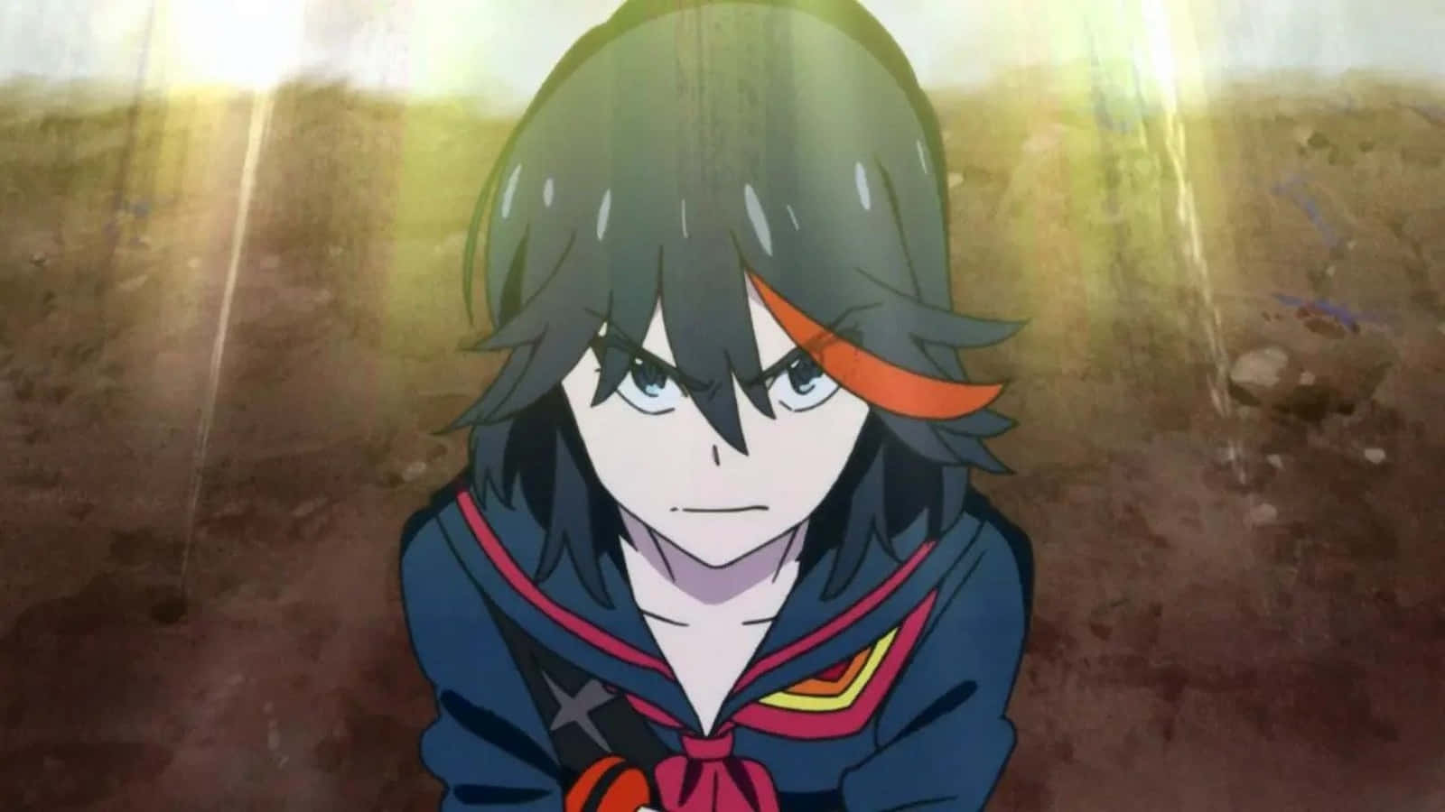 صورة وجه ريوكو الجاد من Kill La Kill خلفية