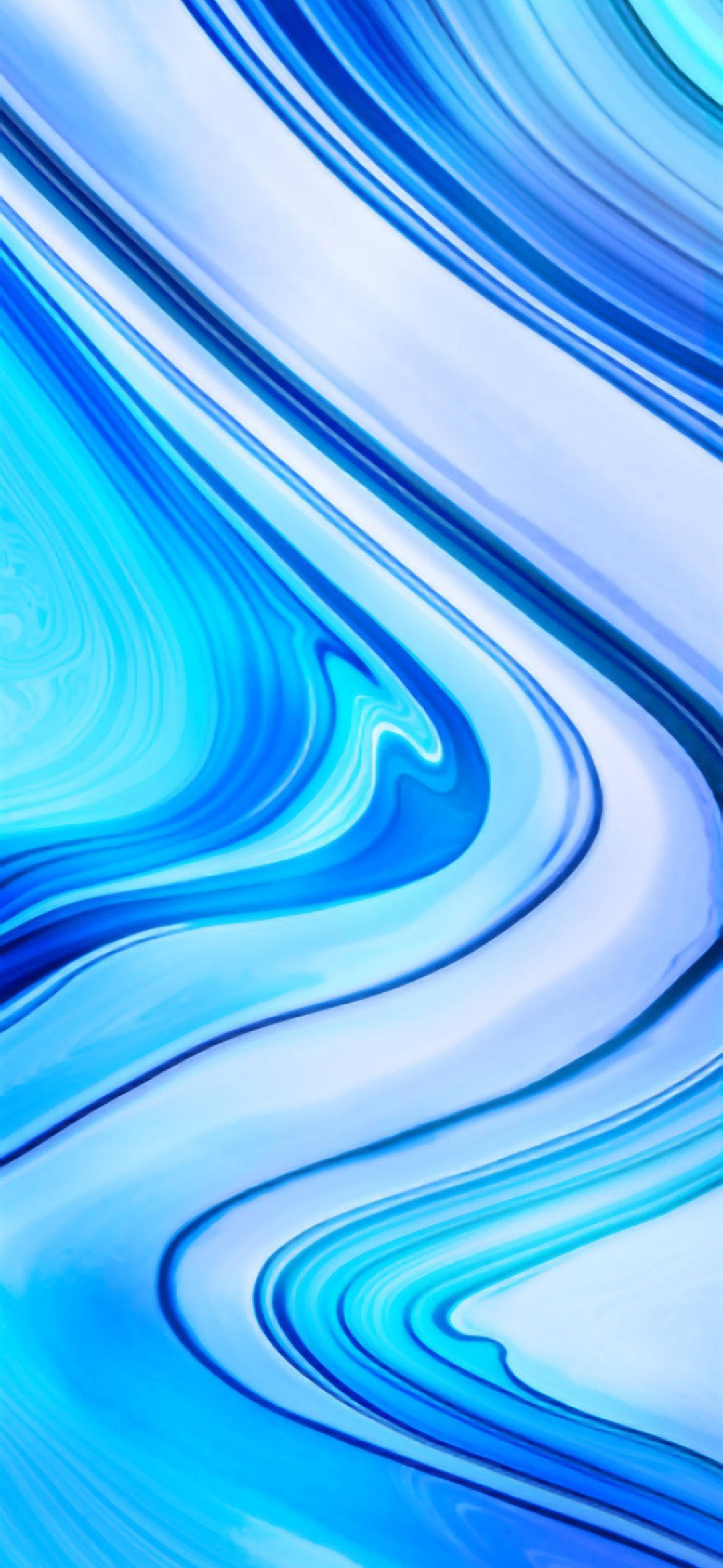عرض أنيق لهاتف Redmi 9 بدرجات اللون الأزرق خلفية