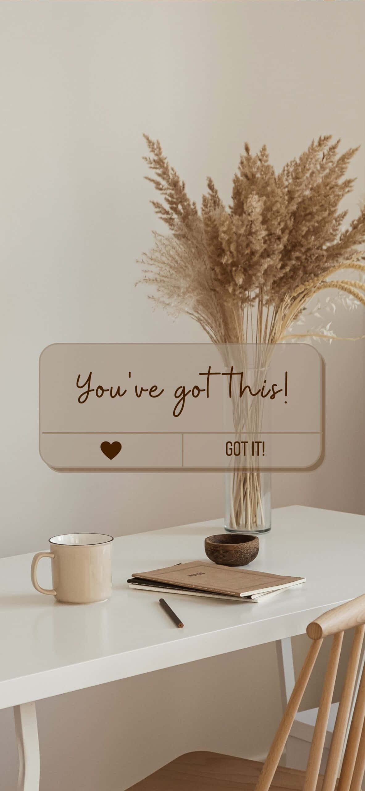 عزز مظهر منزلك بخلفية Aesthetic Beige المميزة. خلفية