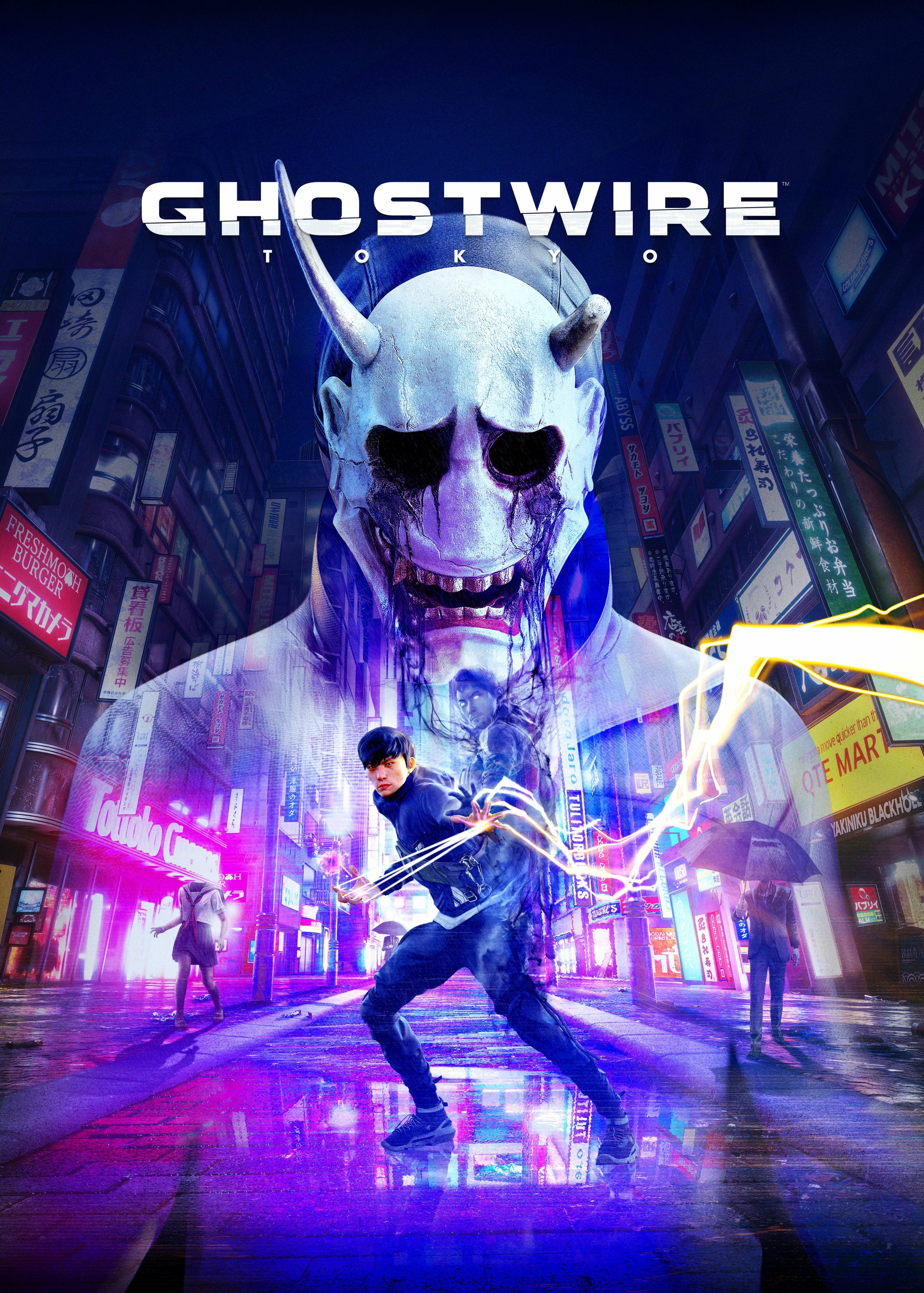 غلاف لعبة Ghostwire Tokyo الرسمي خلفية