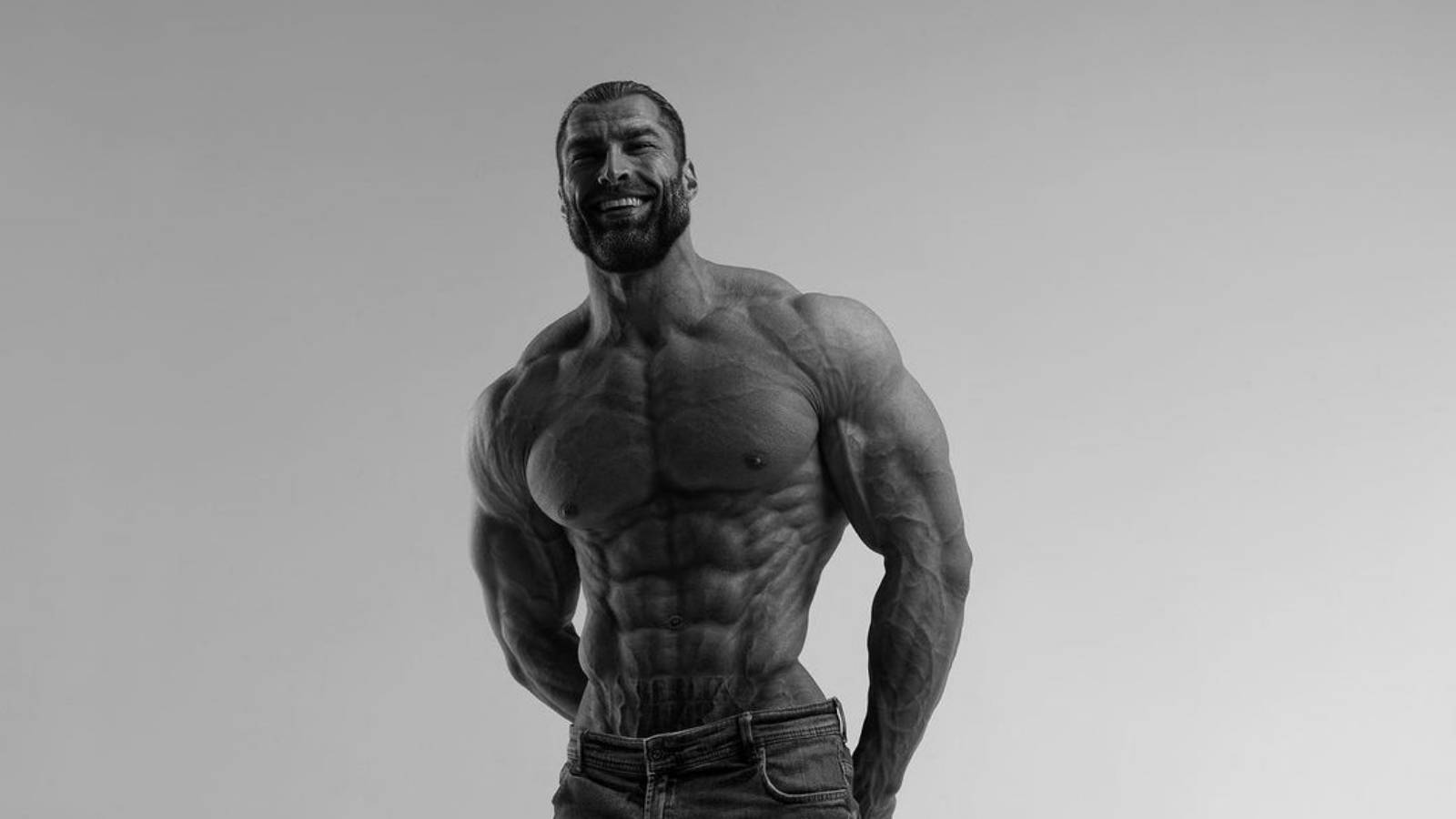 غيغا تشاد يبتسم خلفية