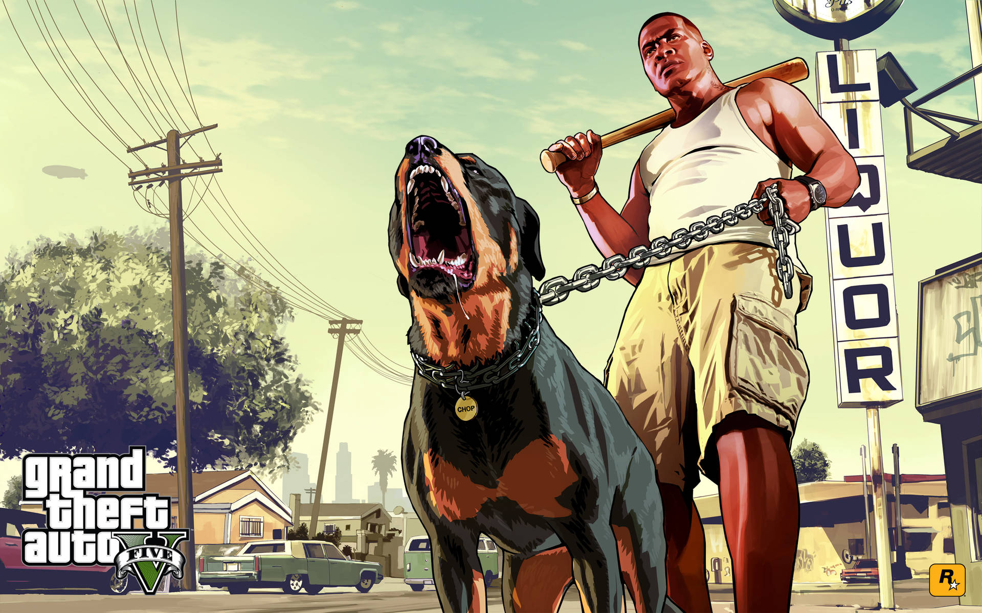 فرانكلين يحمل تشوب بدقة 4K من GTA 5