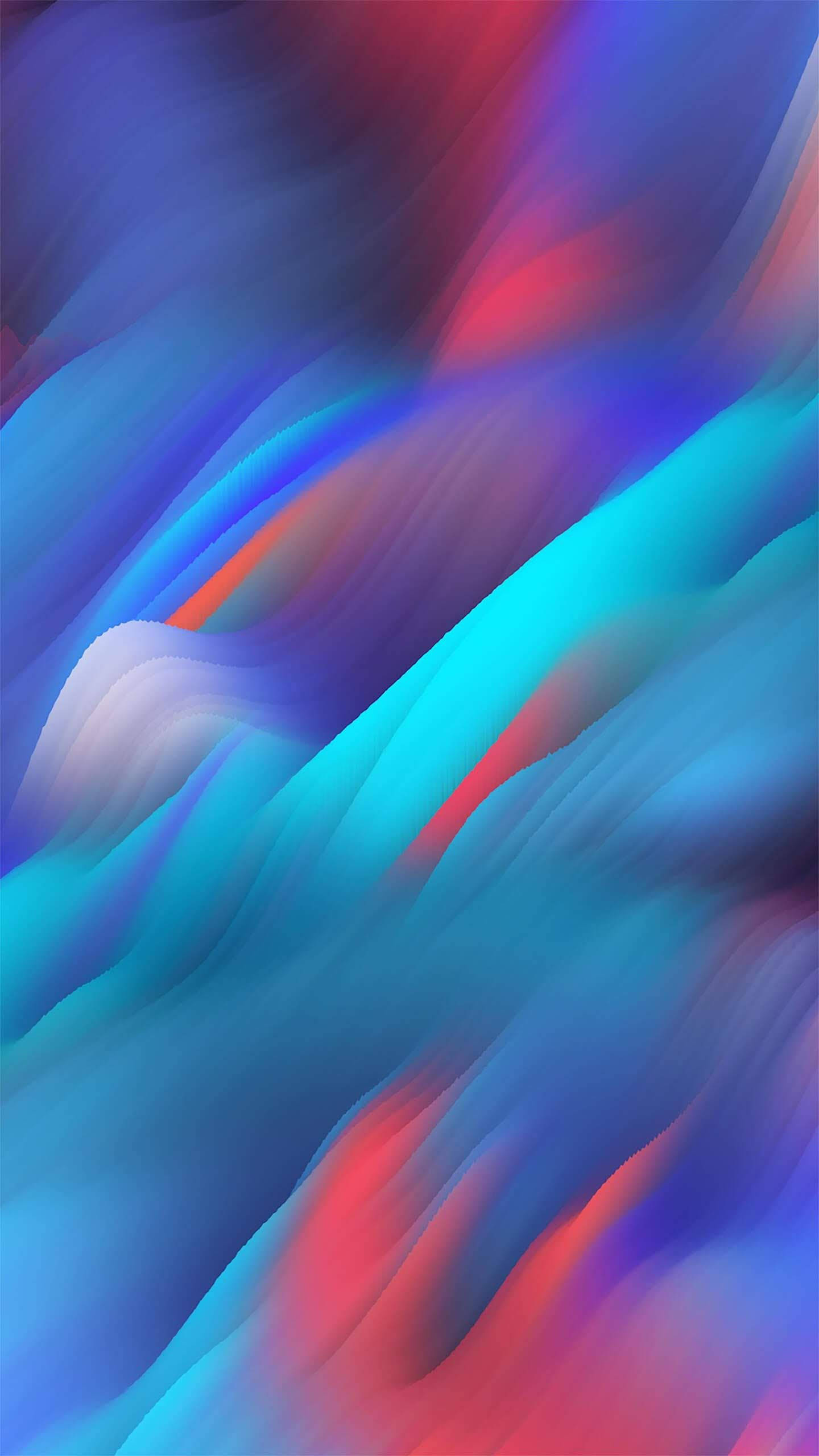فرشاة رسم زرقاء تجريدية لأيفون خلفية