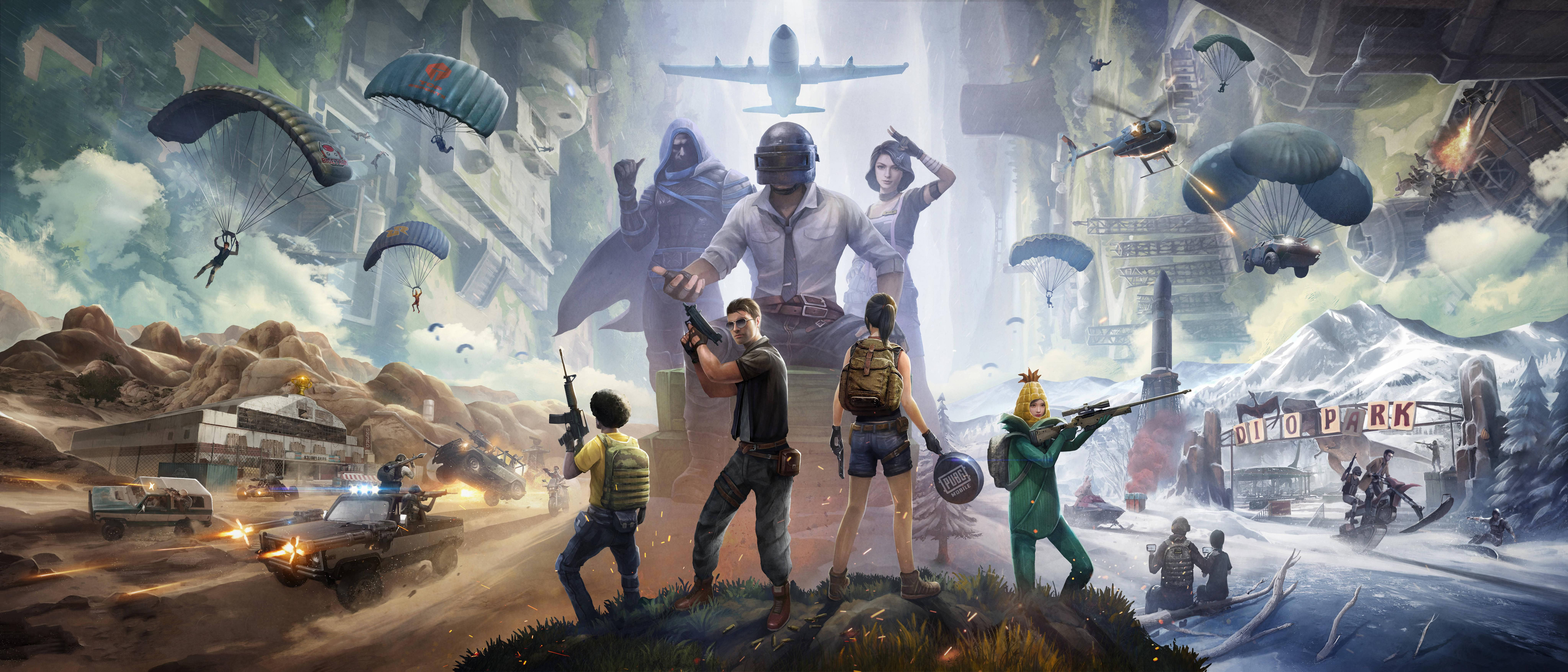 فرقة PUBG للألعاب بدقة 8K خلفية