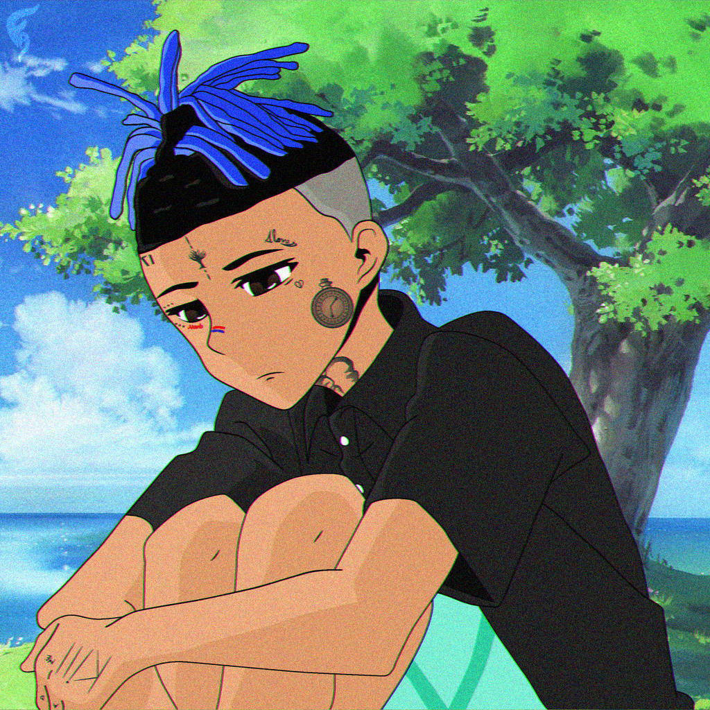 فن أنيمي لـ Xxxtentacion خلفية