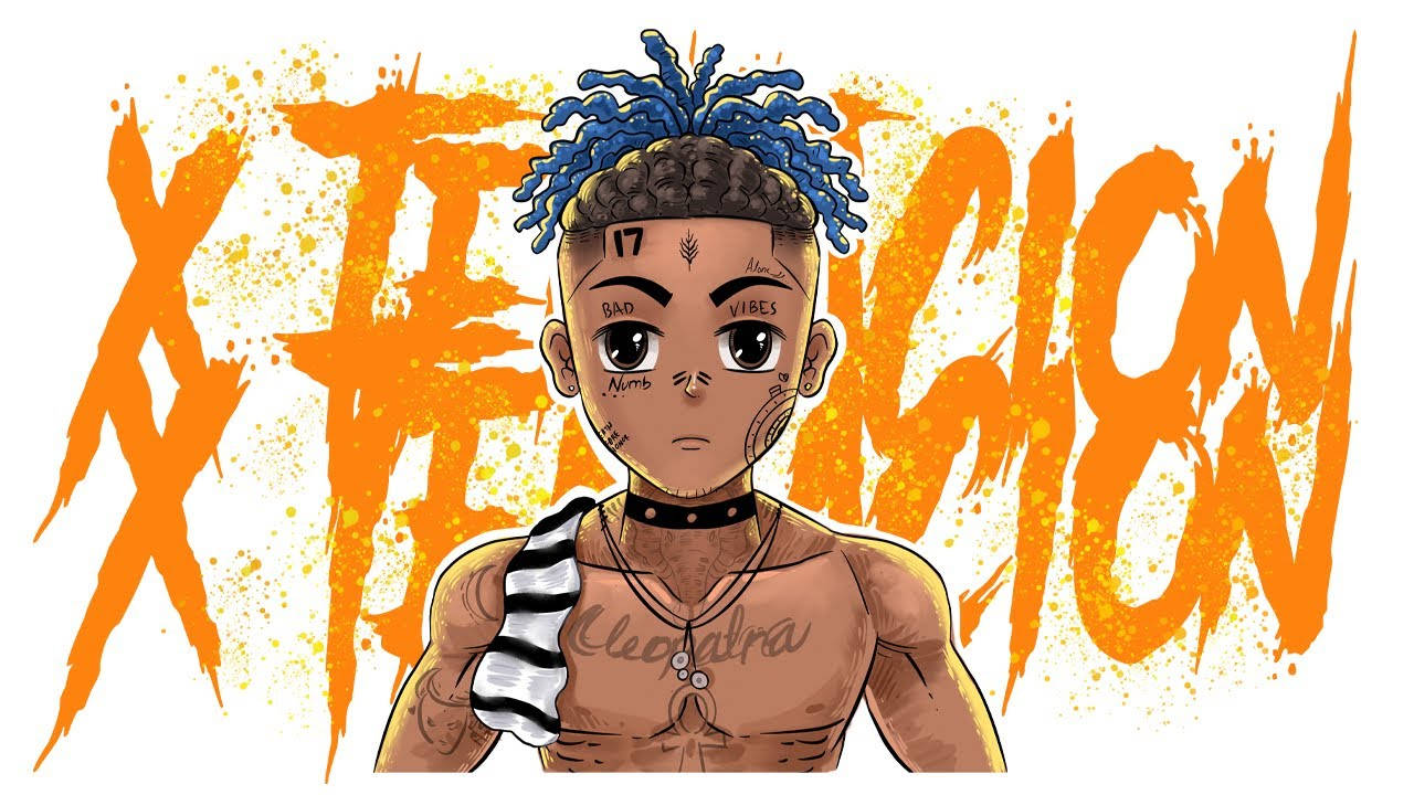 فن إبداعي لـ Xxxtentacion أنمي خلفية