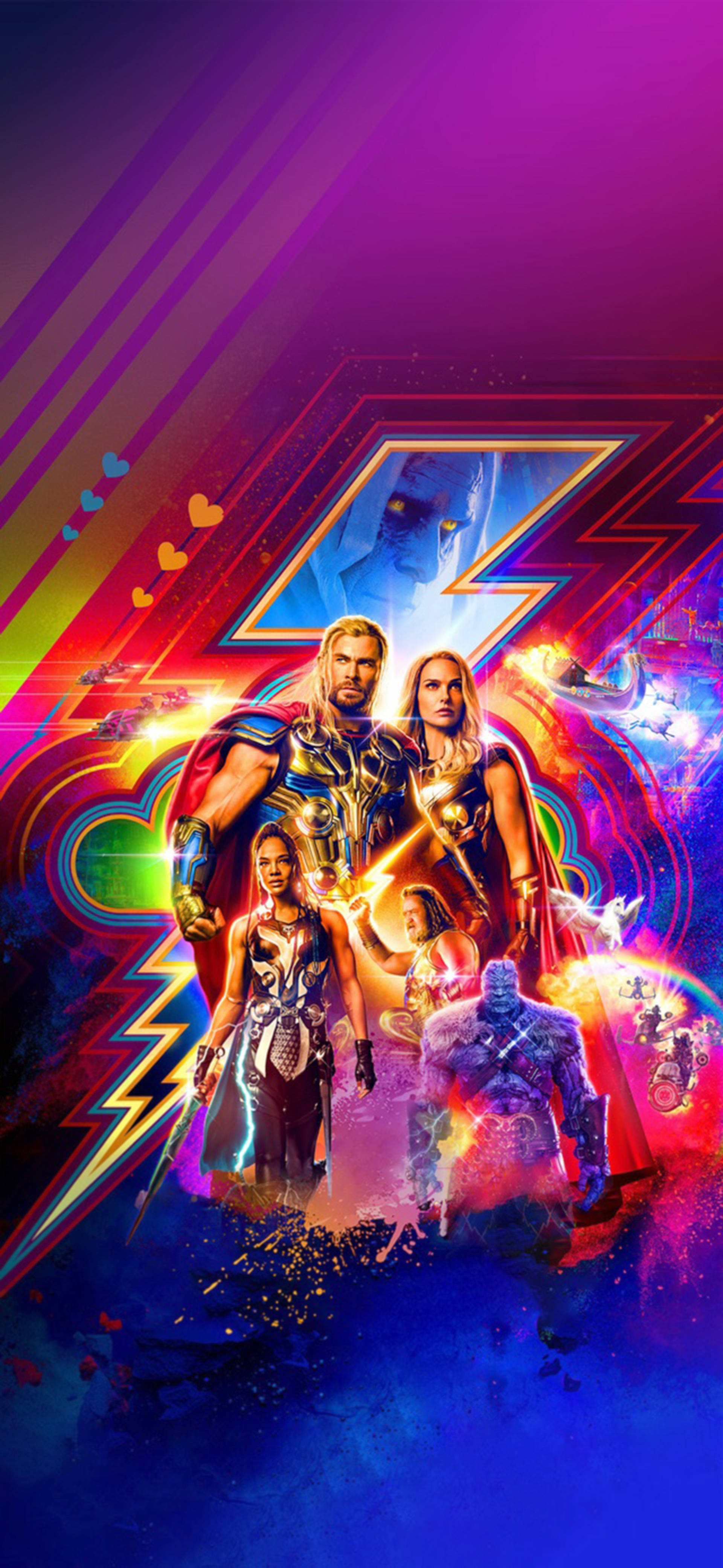فن إبداعي لفيلم Thor Love And Thunder خلفية
