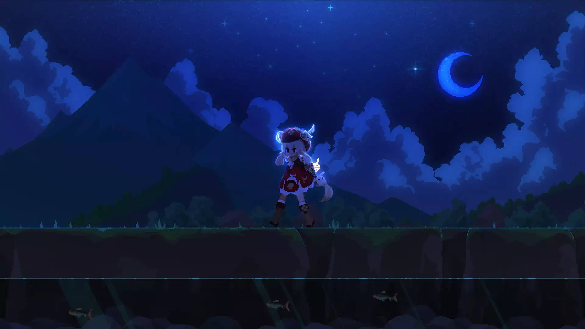 فن بيكسل كلي من جينشين إمباكت