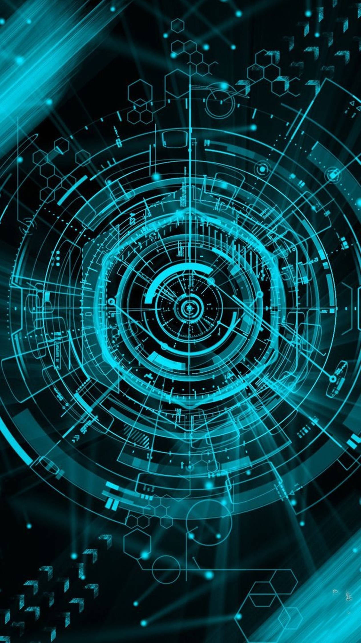 فن تقنية أندرويد بدقة 4K خلفية