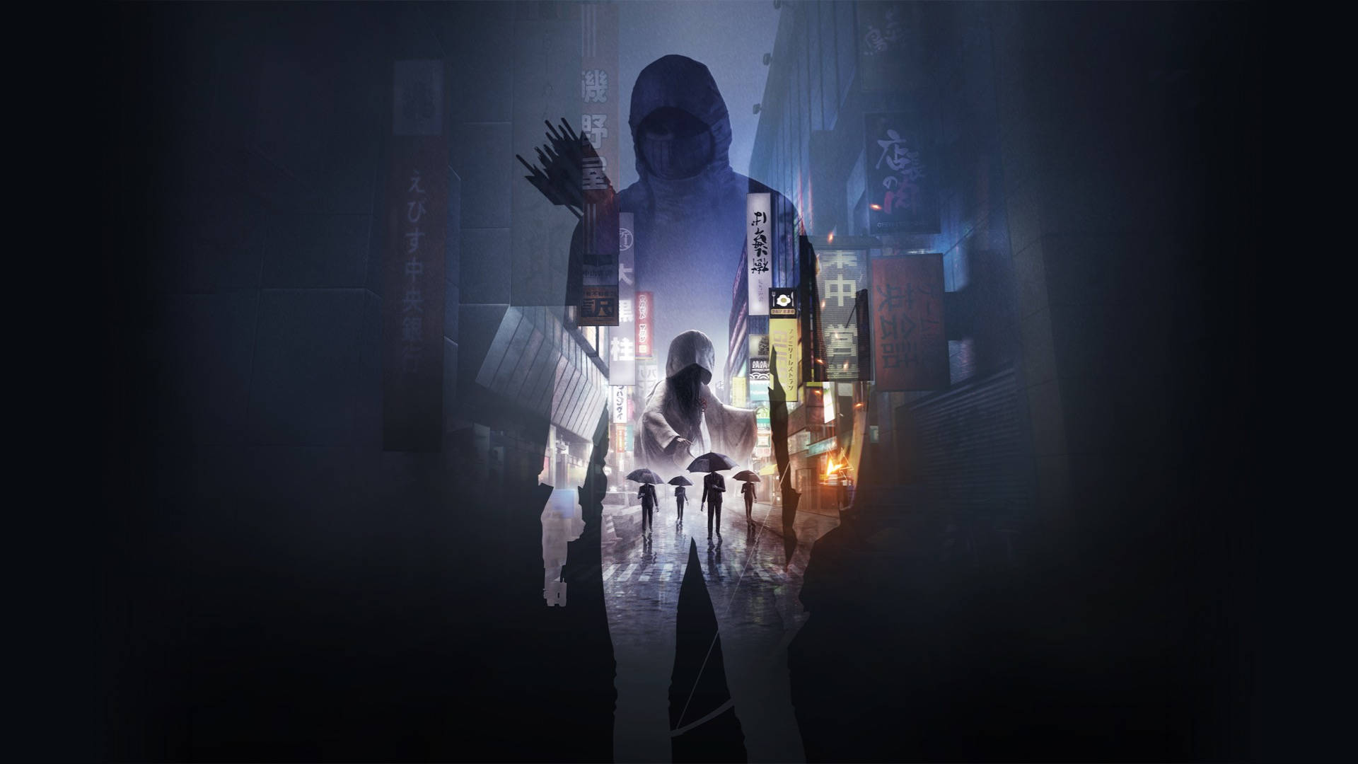 فن رسمي للعبة Ghostwire Tokyo خلفية