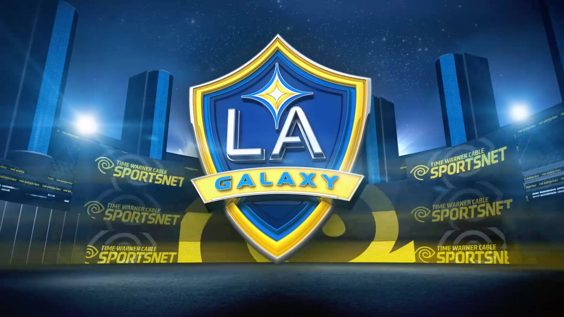 فن رقمي ثلاثي الأبعاد لنادي LA Galaxy خلفية
