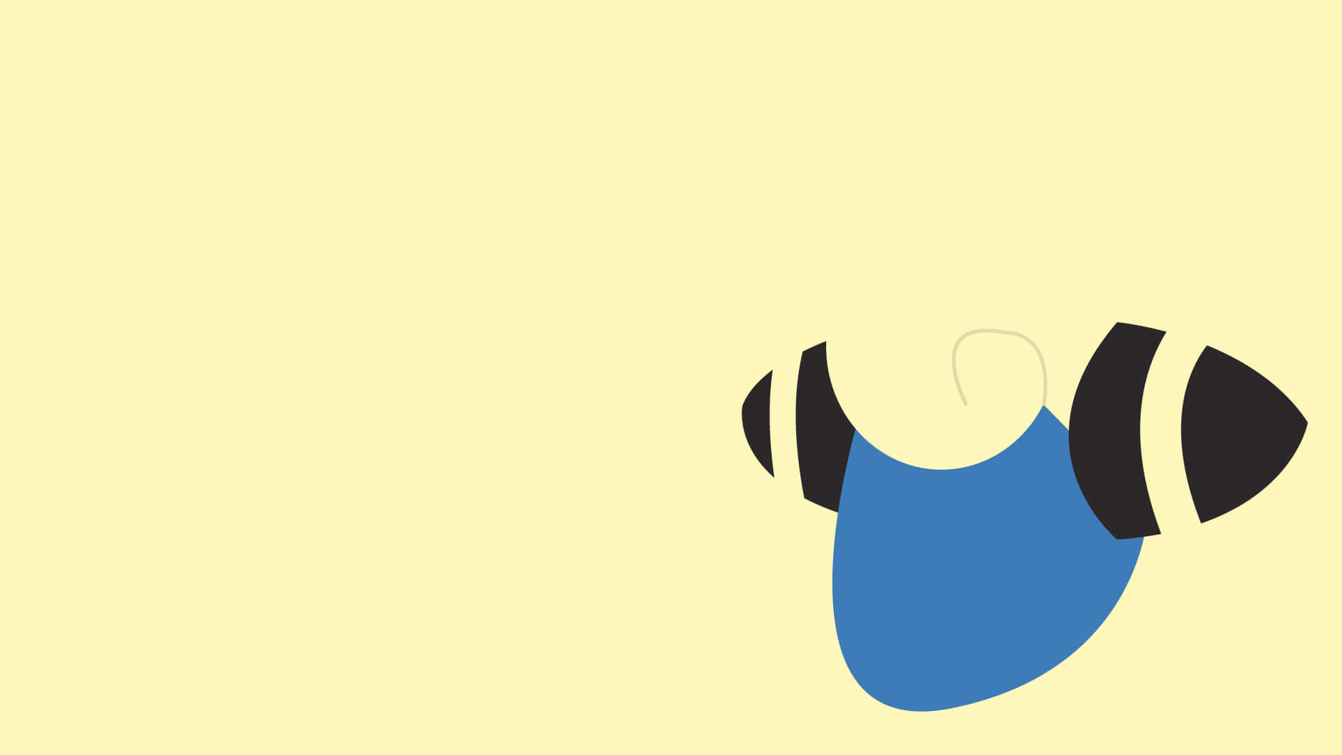 فن متجه لـ Mareep اللطيف بدون وجه بألوان زاهية خلفية
