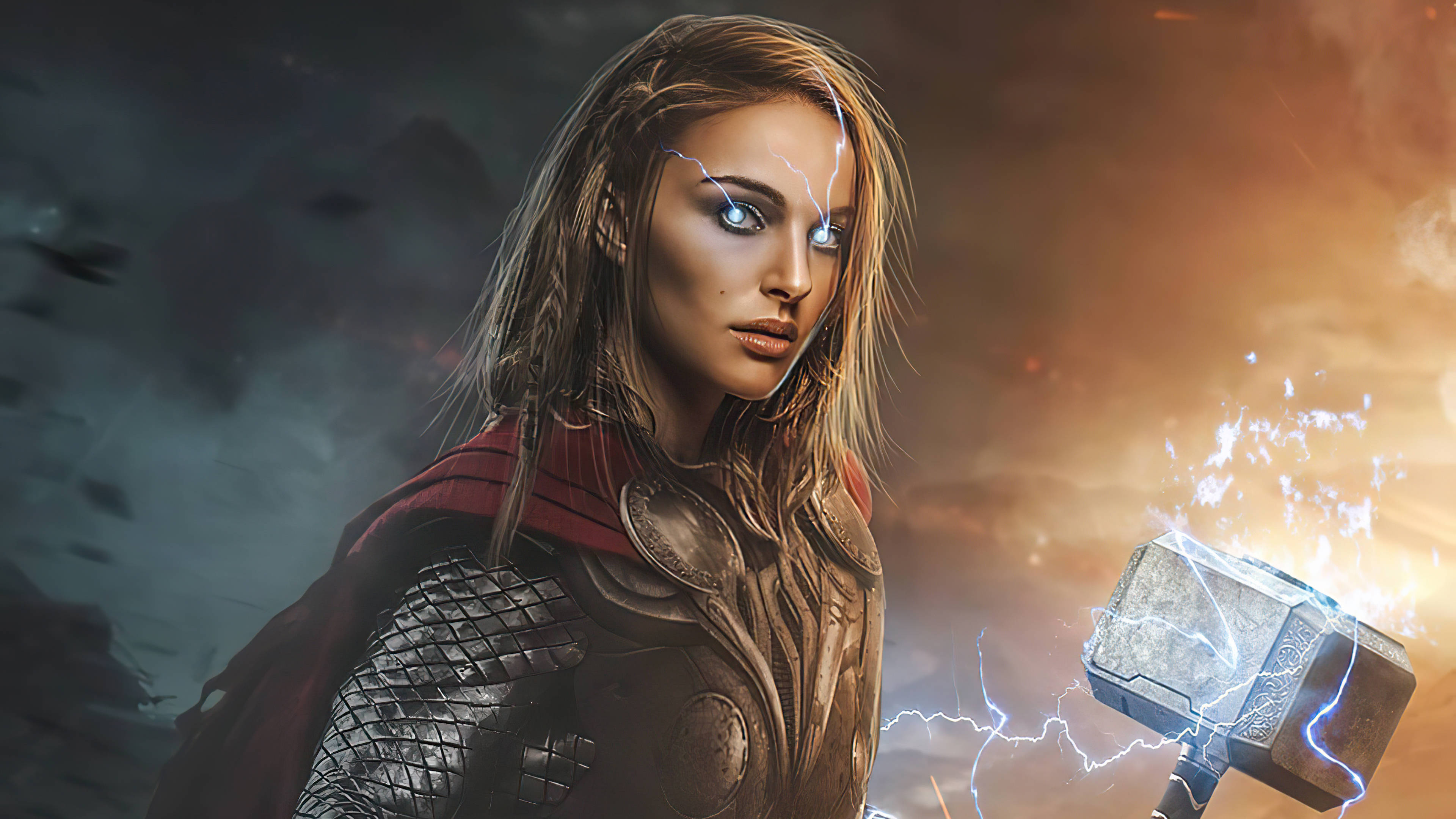 فن معجبين لـ Thor Love And Thunder جين خلفية