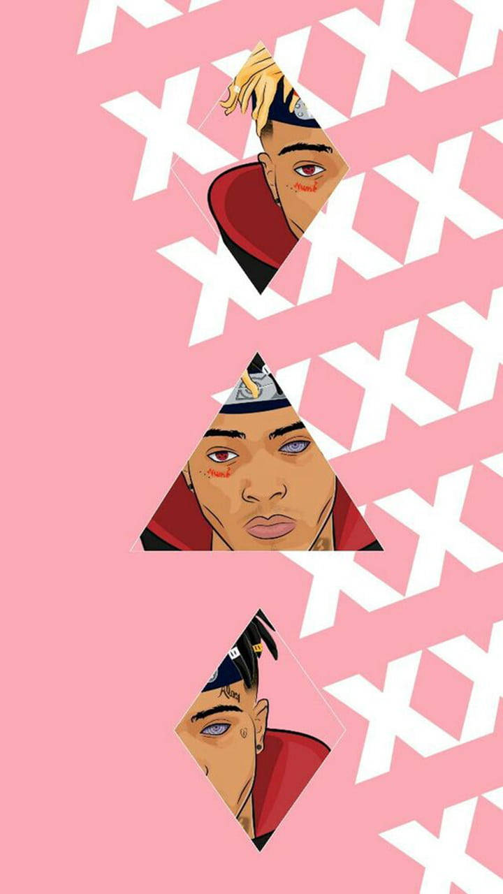 فن ناروتو الحي XXXTentacion جمالي وردي