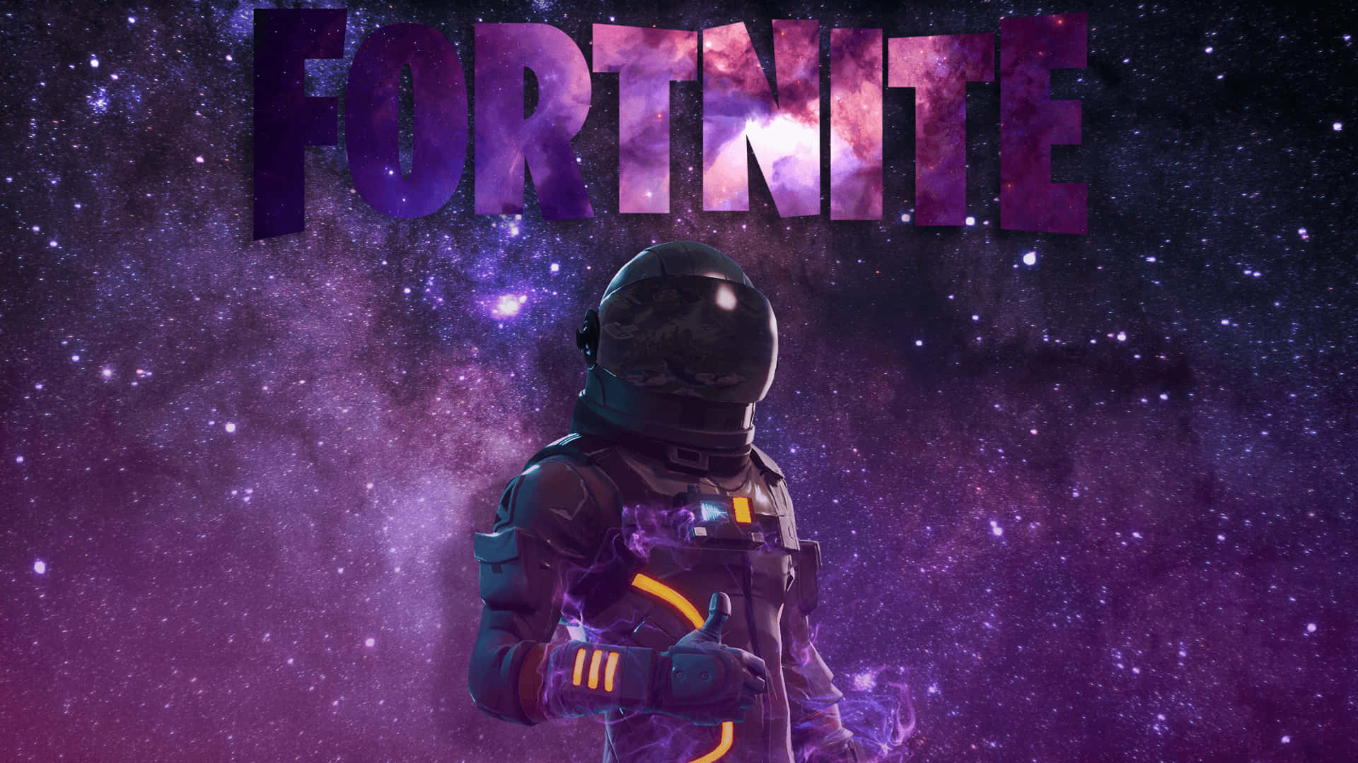 فورتنايت غالاكسي مع خوذة خلفية