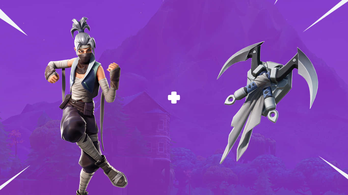 فورتنايت كونو باللون الأرجواني خلفية