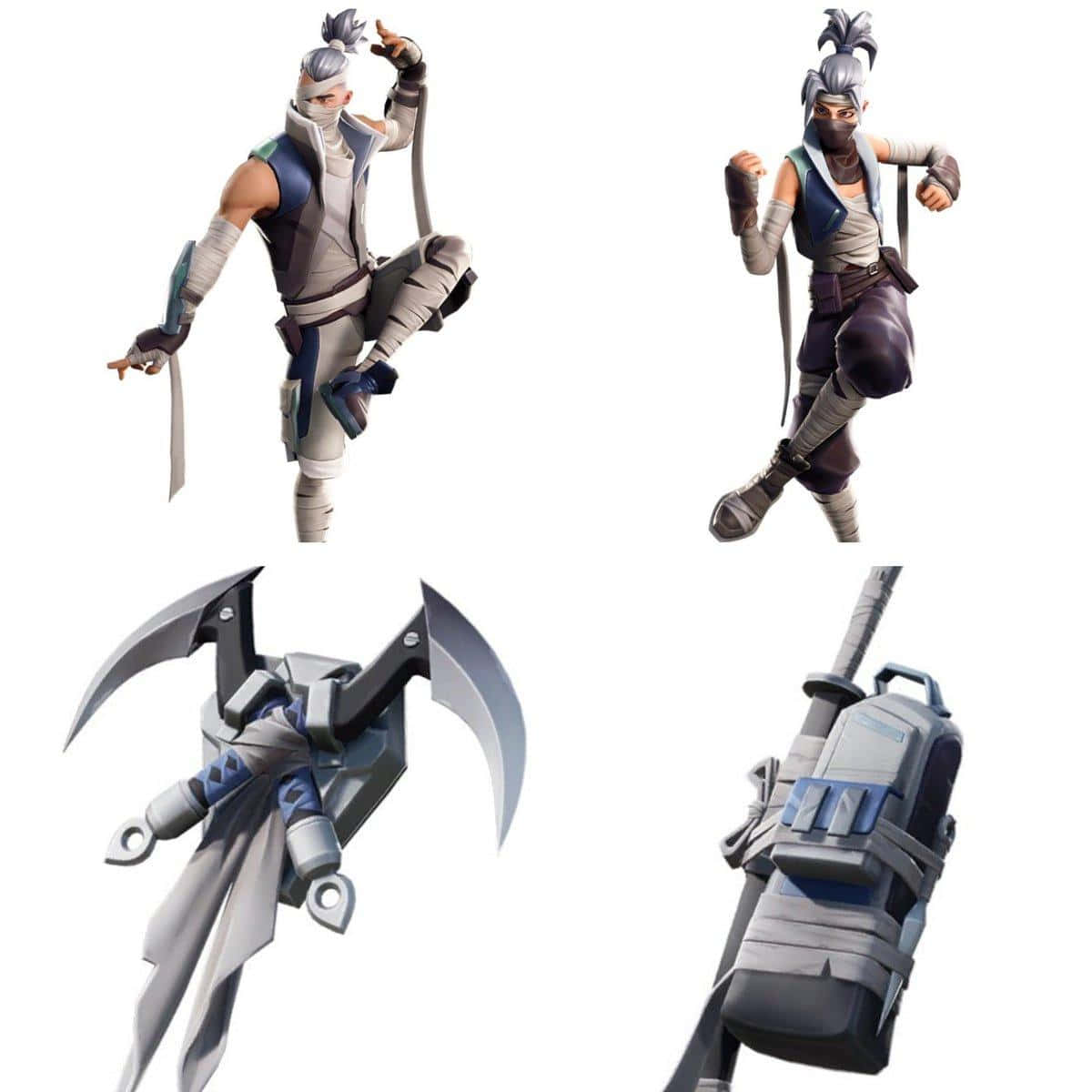 فورتنايت كونو مع الأسلحة خلفية