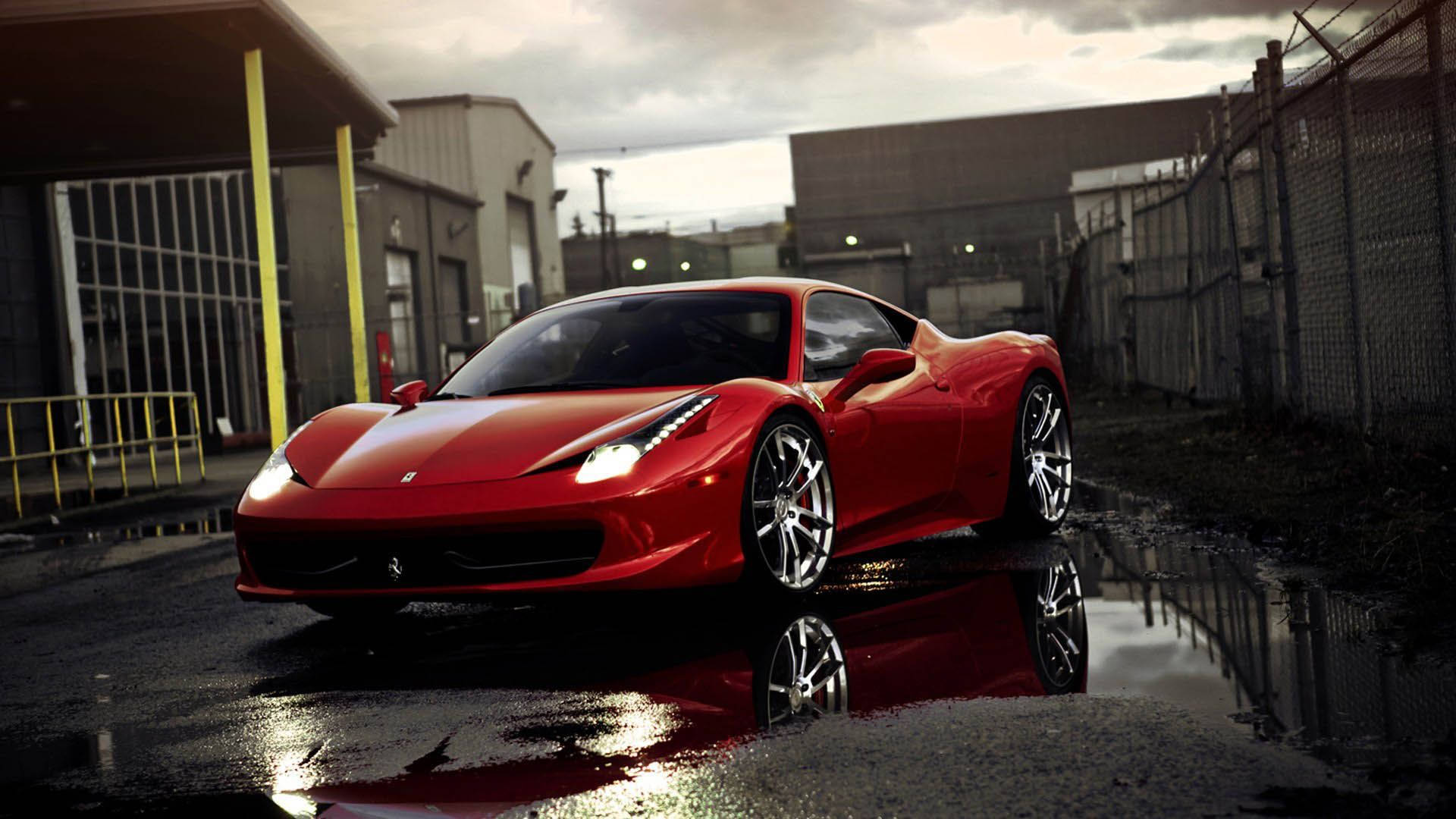 فيراري 458 روسو كورسا بدقة 1920x1080 خلفية